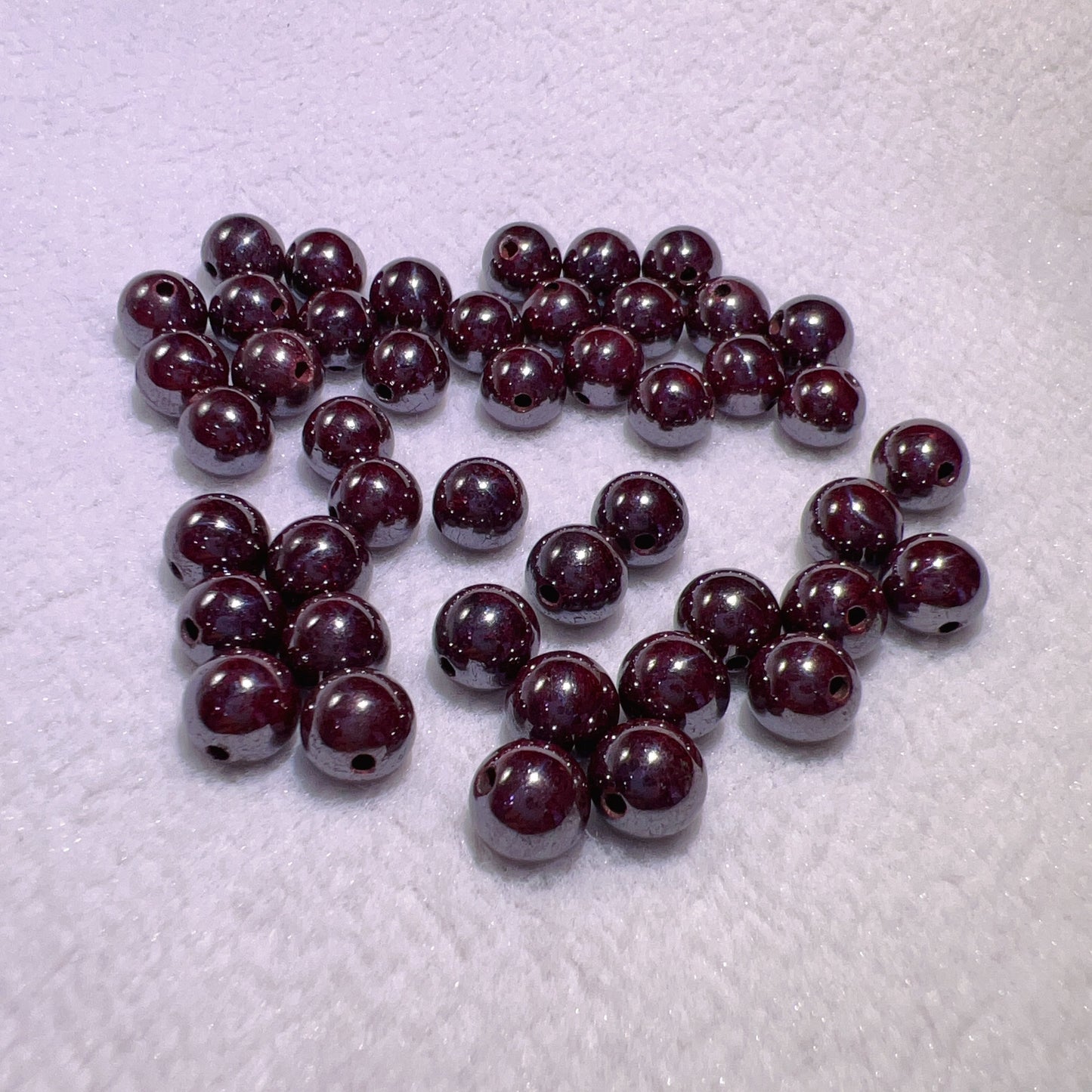 8Mm Genuine Cinnabar Round Beads For Diy Jewelry Making Projects