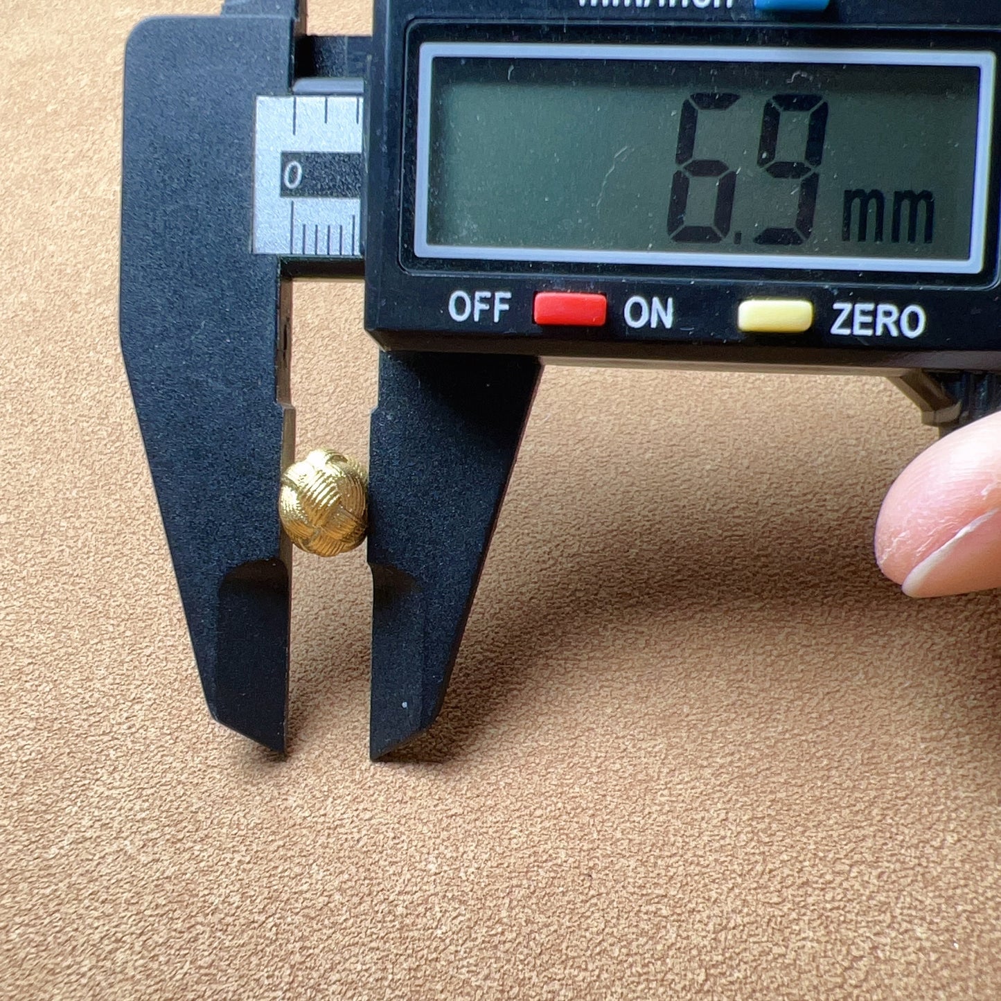 18K Yellow Gold Twist Beads Charms For Diy Jewelry Projects