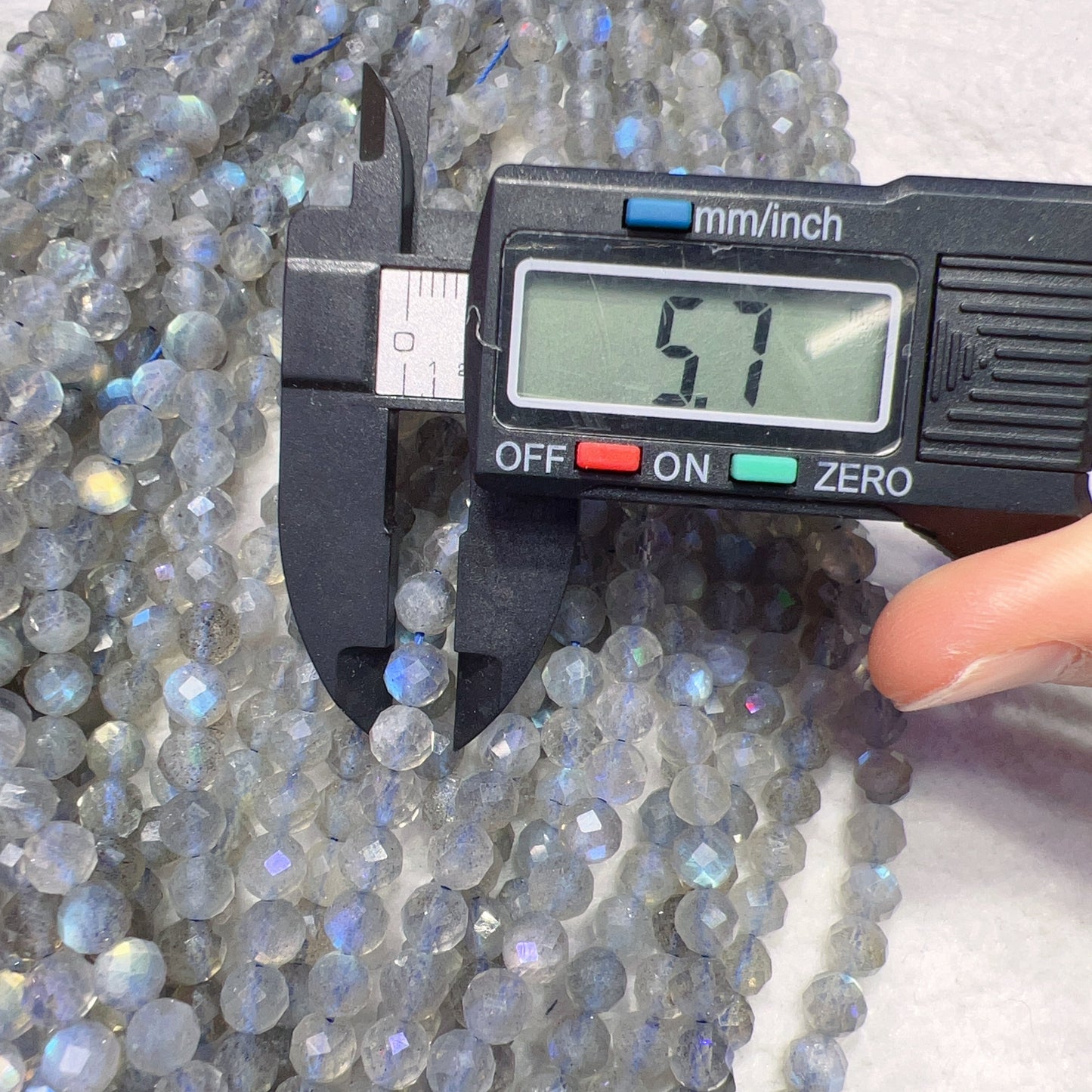 Natural Faceted Labradorite Loose Bead Strands For Diy Jewelry Project