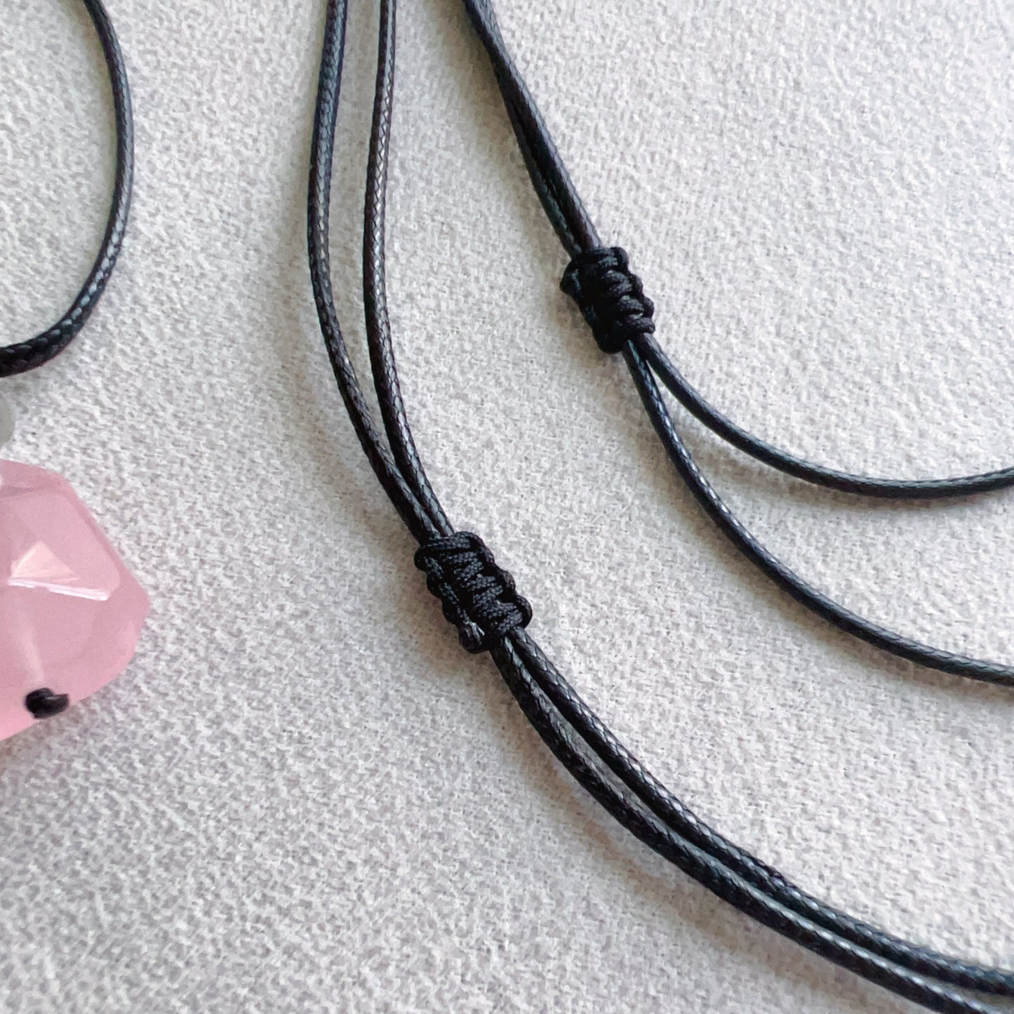 High-Quality Free-Form Faceted Rose Quartz Pendant Necklace | Handmade Heart Chakra Jewelry For Love Life And Relationship Enhancement