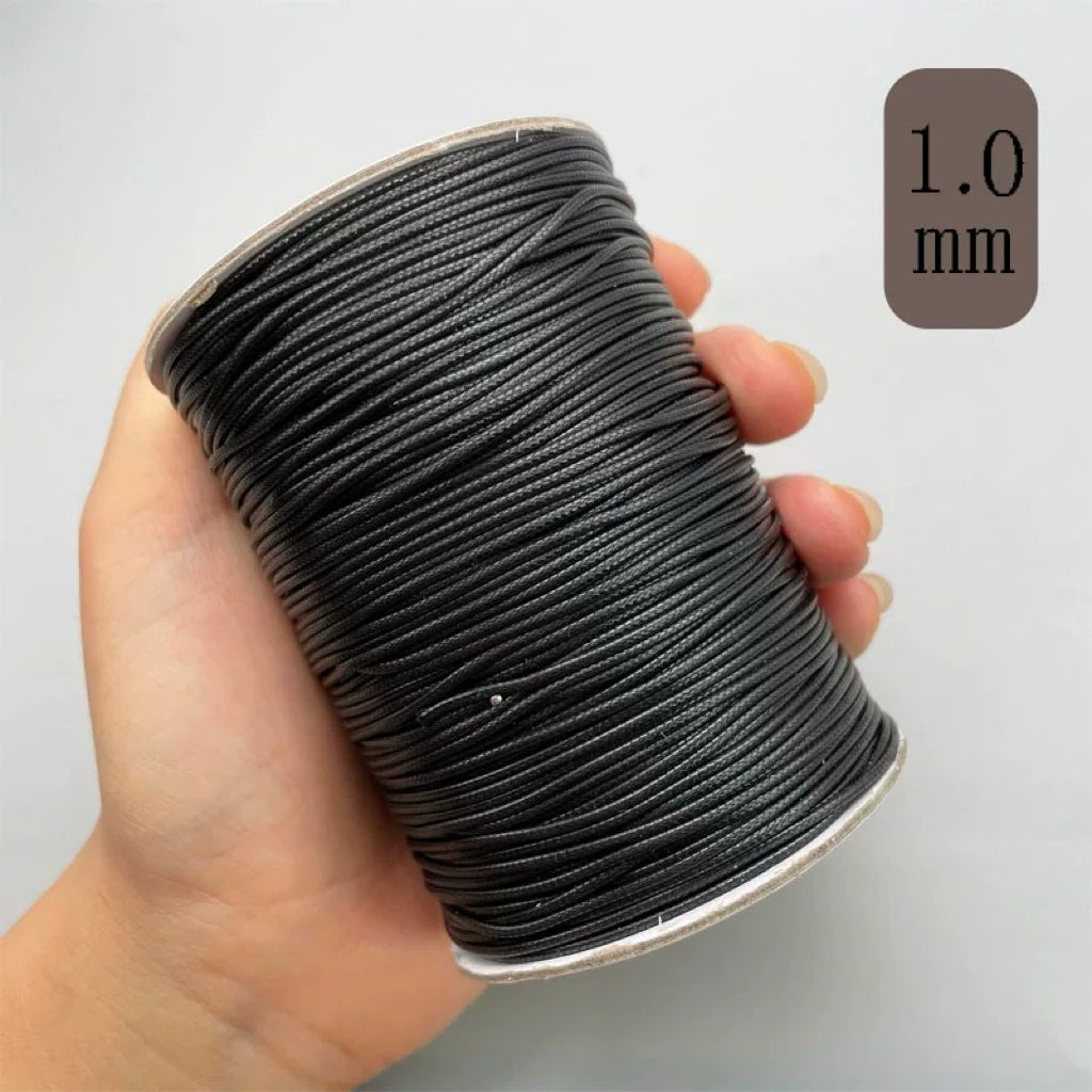 1Mm 1.5Mm 2Mm Durable Korean Wax Rope For Diy Jewelry Making And Craft Projects