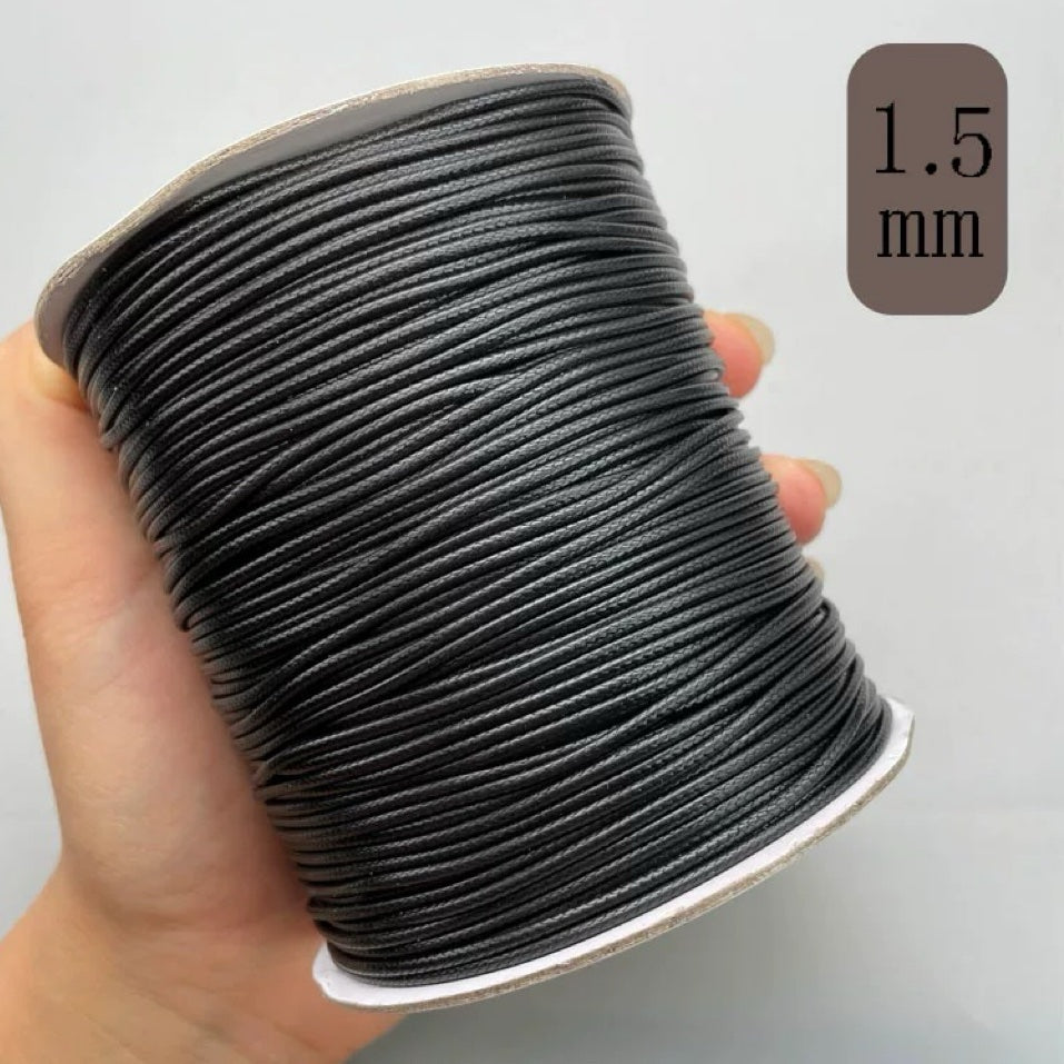 1Mm 1.5Mm 2Mm Durable Korean Wax Rope For Diy Jewelry Making And Craft Projects