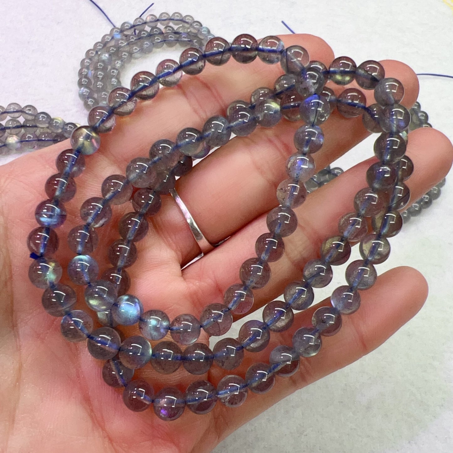3-Wrap Premium Strong Flash Labradorite Bracelet For Retailer, Diy Jewelry Projects