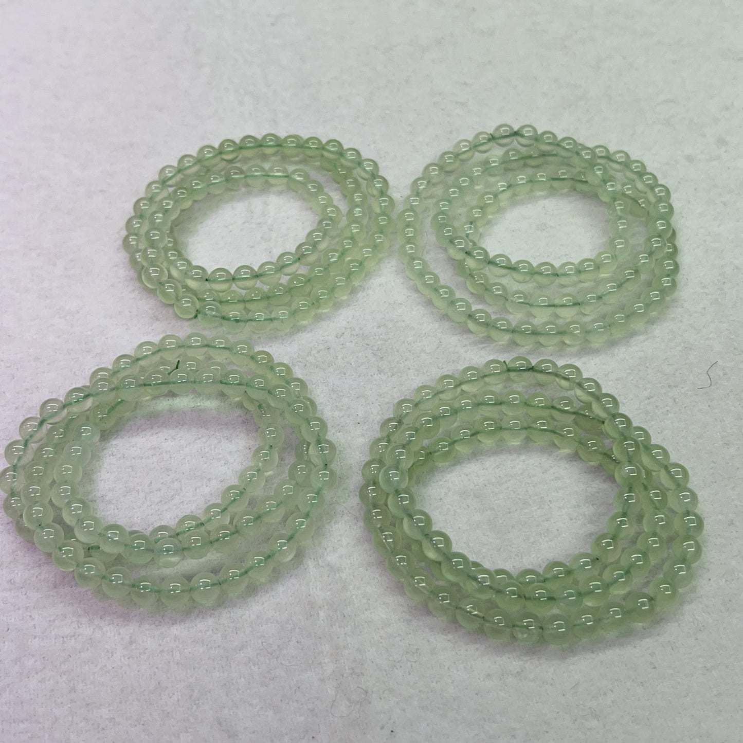 3-Wrap Premium Green Prehnite Bracelet For Retailer, Diy Jewelry Projects