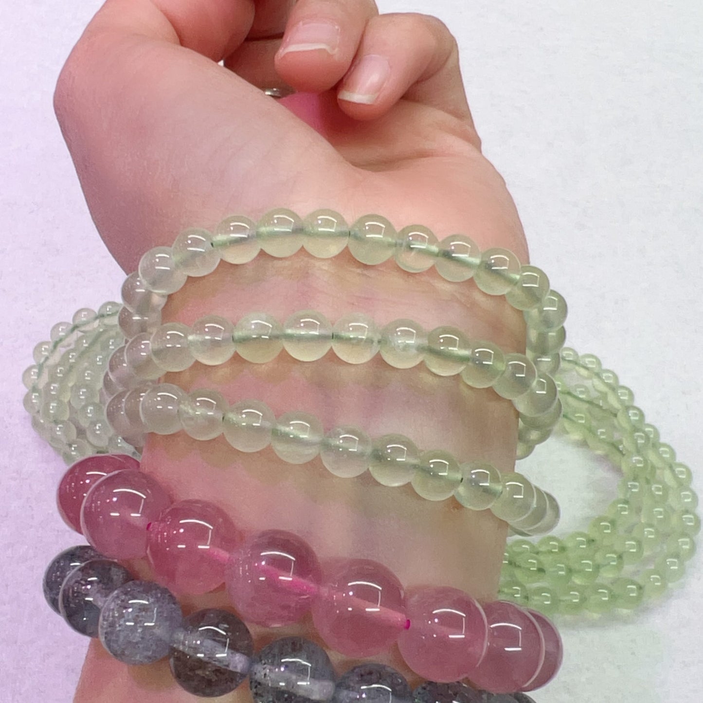 3-Wrap Premium Green Prehnite Bracelet For Retailer, Diy Jewelry Projects