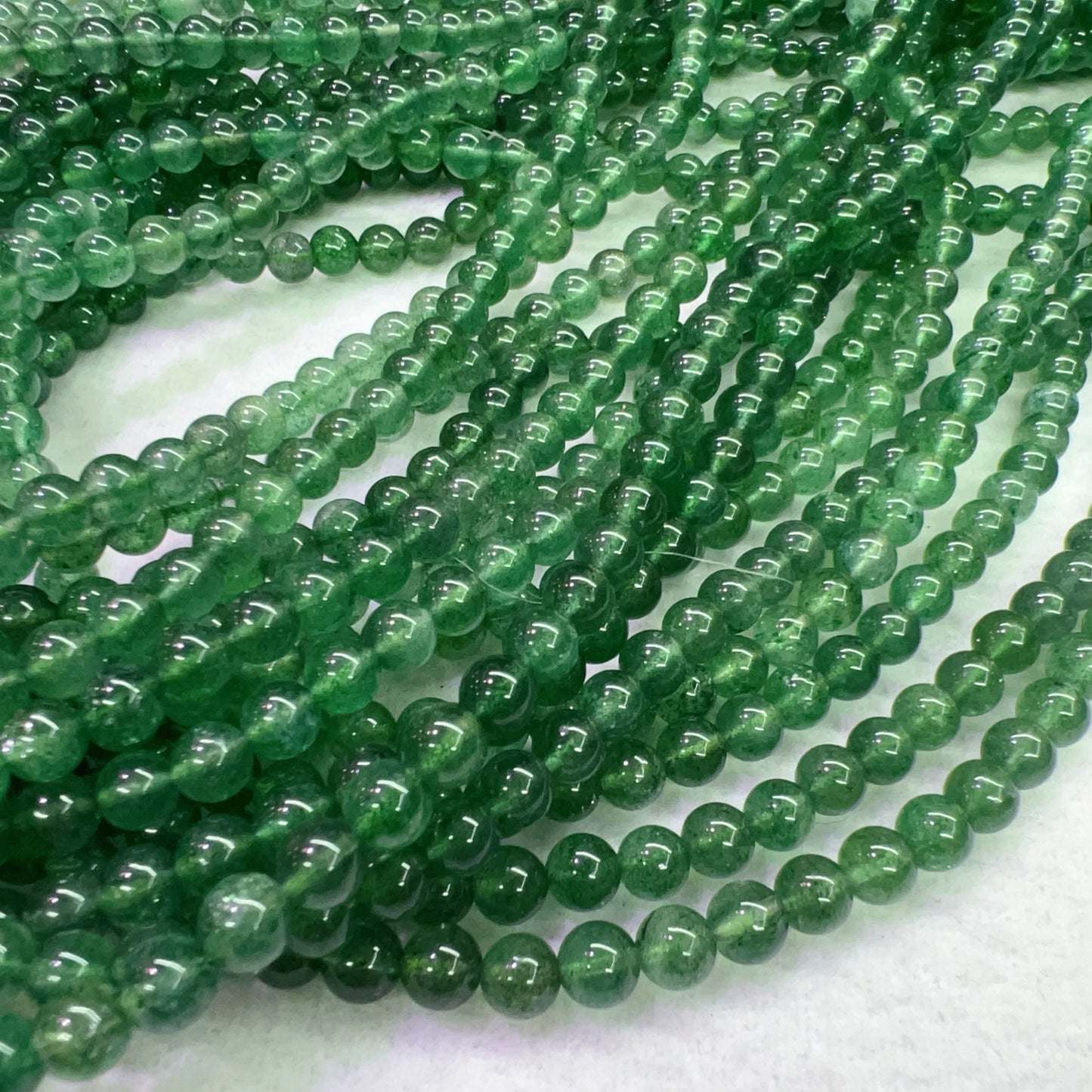 3-Wrap Natural Premium Green Strawberry Quartz Bracelet For Retailer, Diy Jewelry Projects