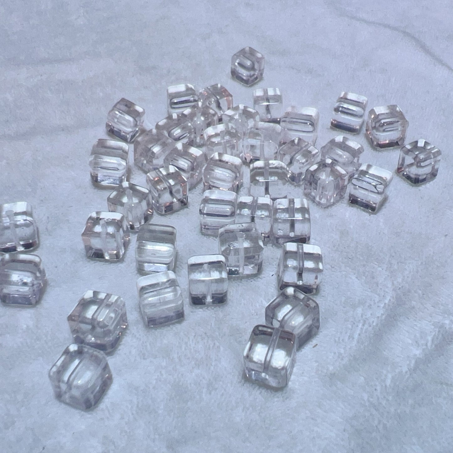 Natural Clear Quartz Cube Beads | Diy Jewelry Supplies For Necklaces, Bracelets, Earrings