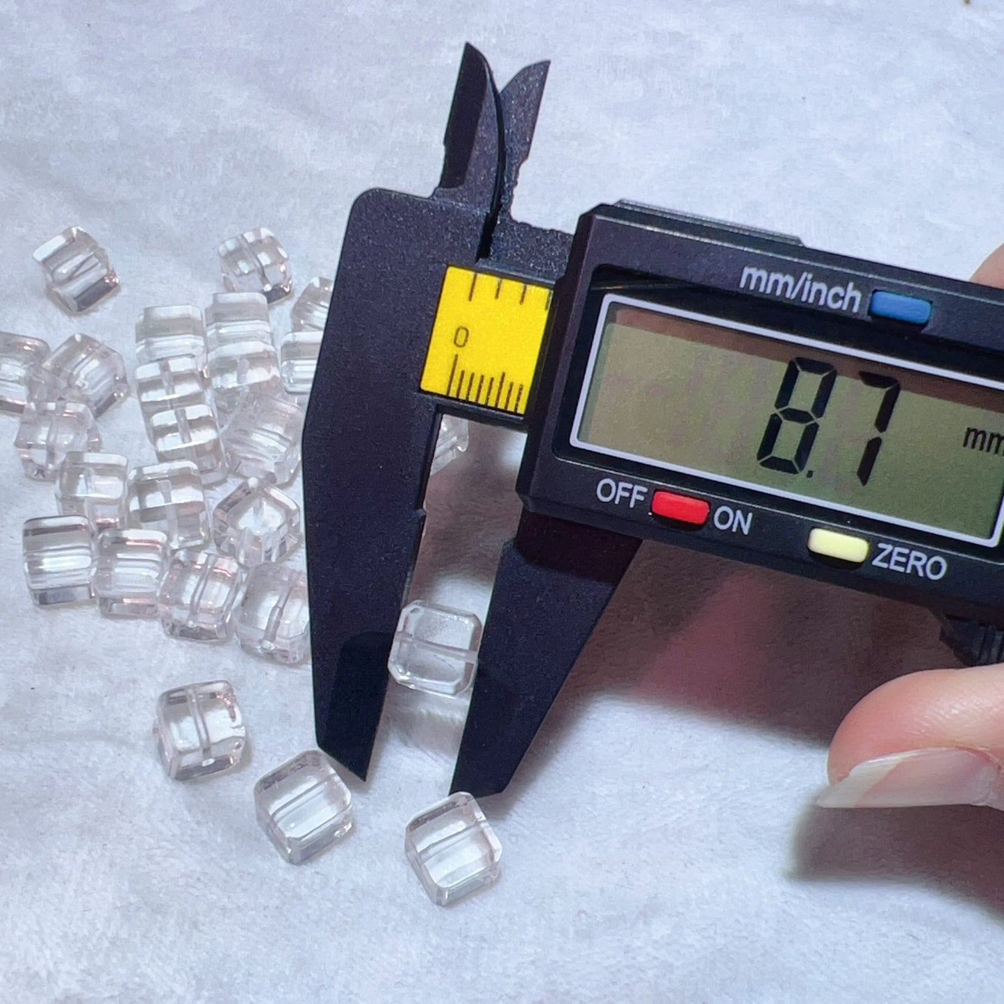 Natural Clear Quartz Cube Beads | Diy Jewelry Supplies For Necklaces, Bracelets, Earrings