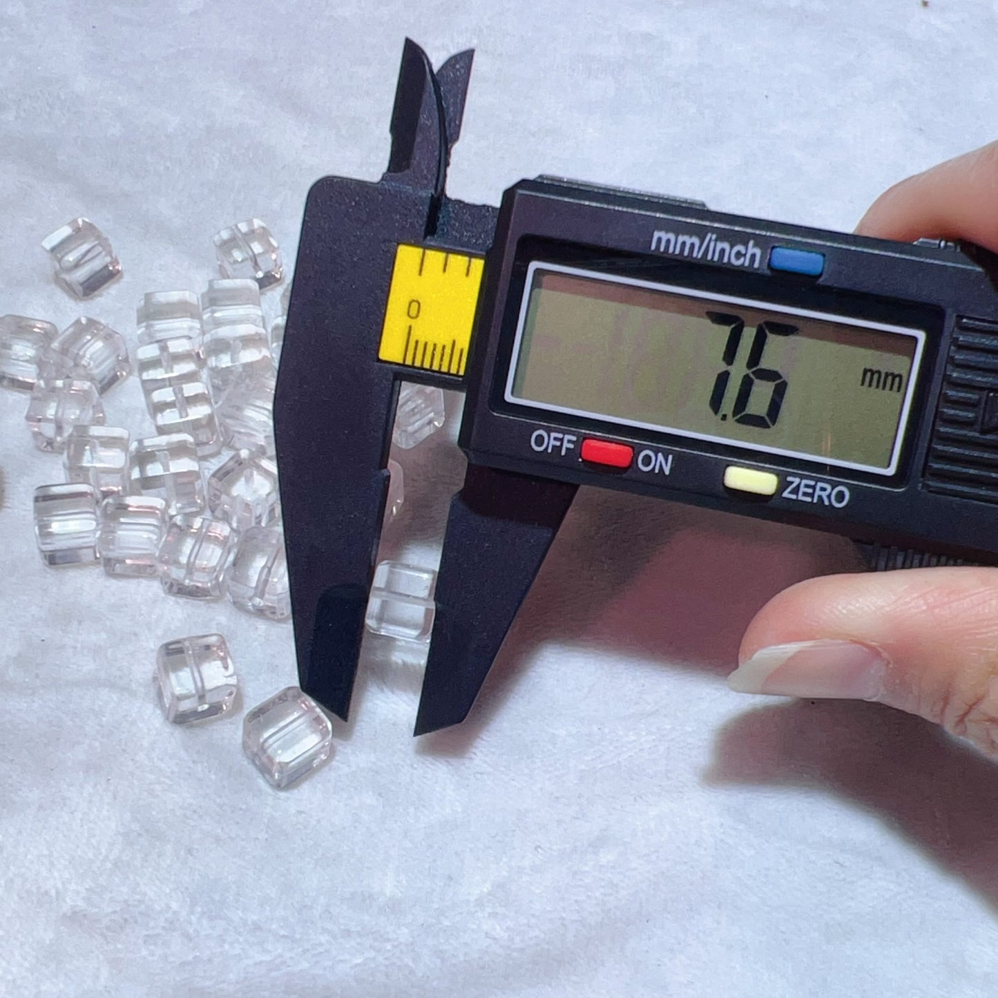 Natural Clear Quartz Cube Beads | Diy Jewelry Supplies For Necklaces, Bracelets, Earrings