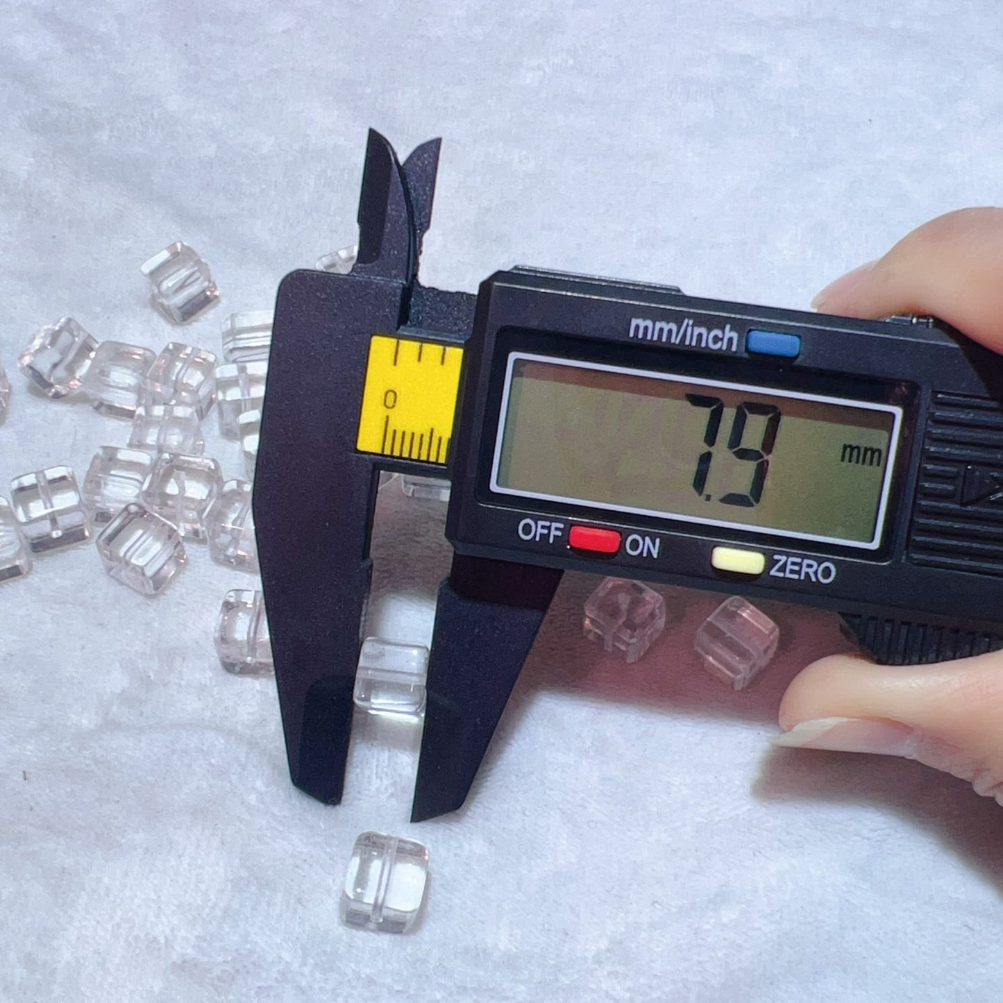 Natural Clear Quartz Cube Beads | Diy Jewelry Supplies For Necklaces, Bracelets, Earrings
