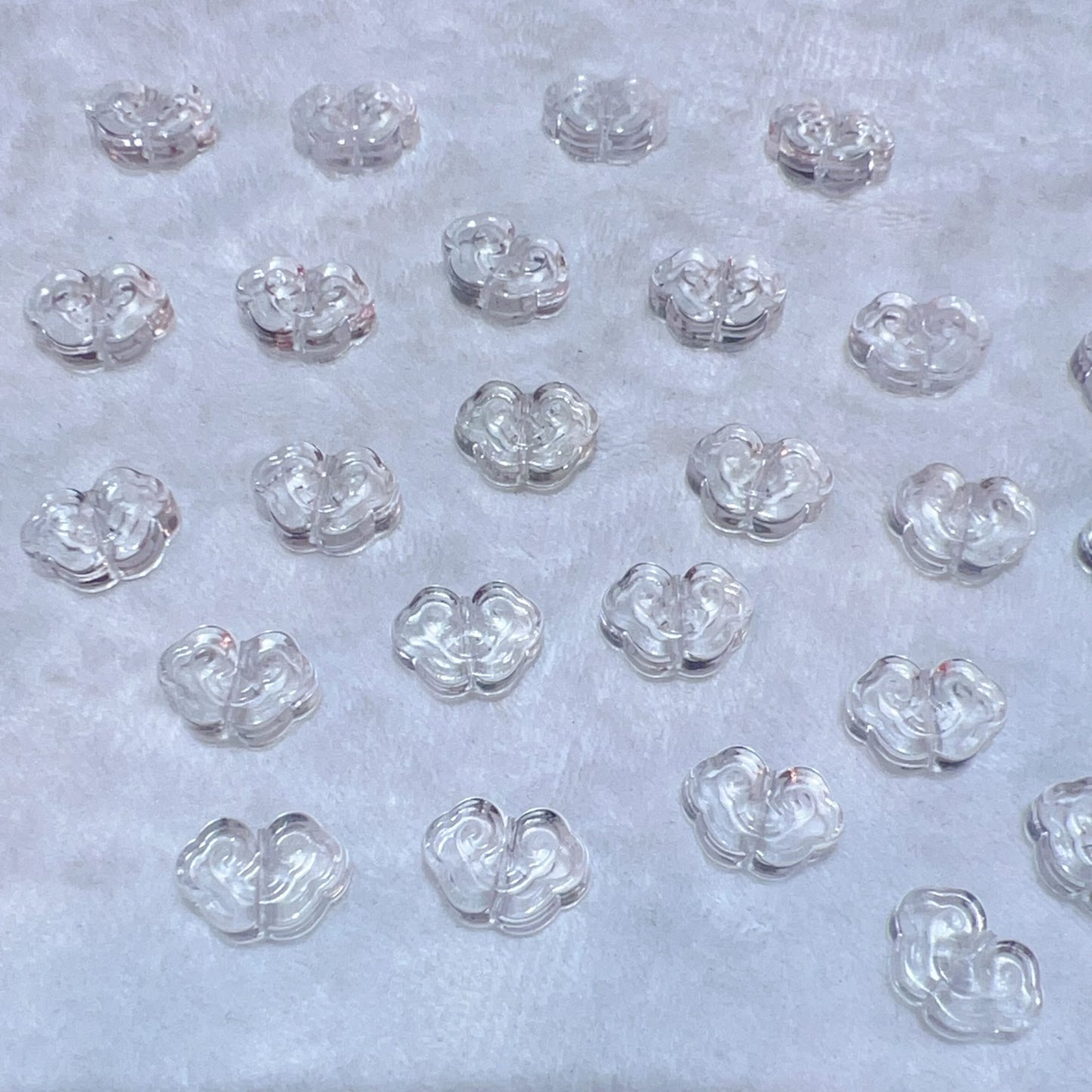 Natural Premium Clear Quartz Ruyi Shape Beads | Diy Jewelry Supplies For Necklaces, Bracelets, Earrings