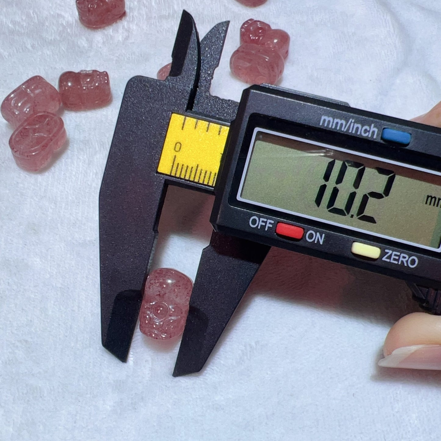 Premium Strawberry Quartz Pixiu Charms For Diy Jewelry Projects