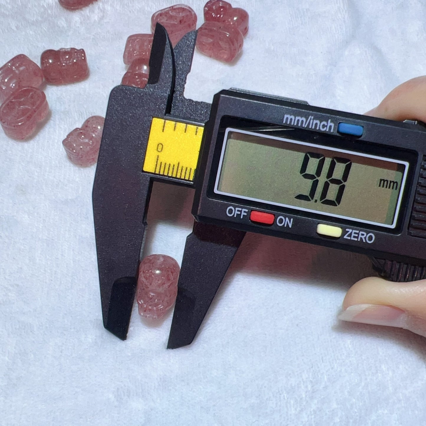 Premium Strawberry Quartz Pixiu Charms For Diy Jewelry Projects