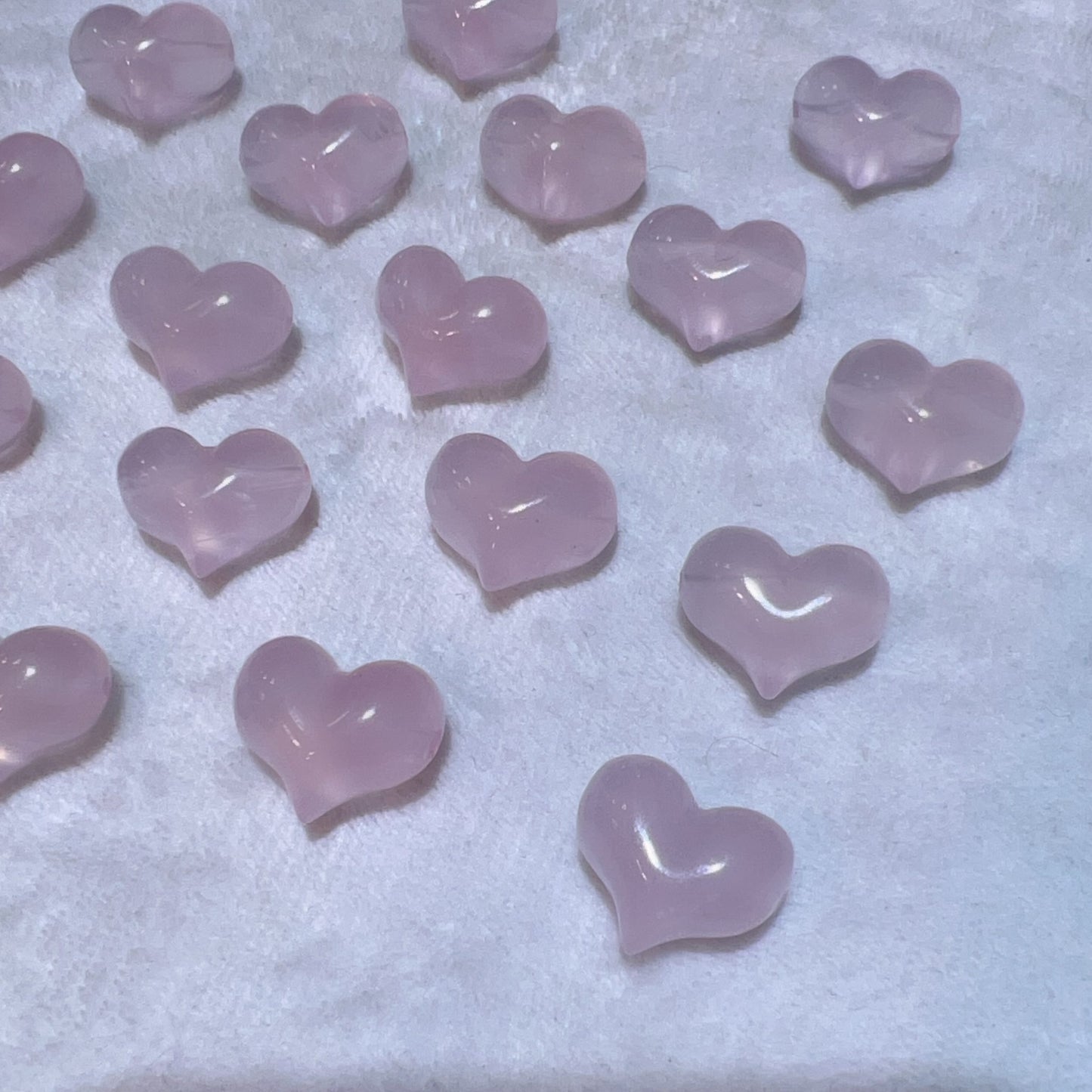Premium Rose Quartz Heart Shape Beads | Diy Jewelry Making Supplies For Necklaces, Bracelets Crafting