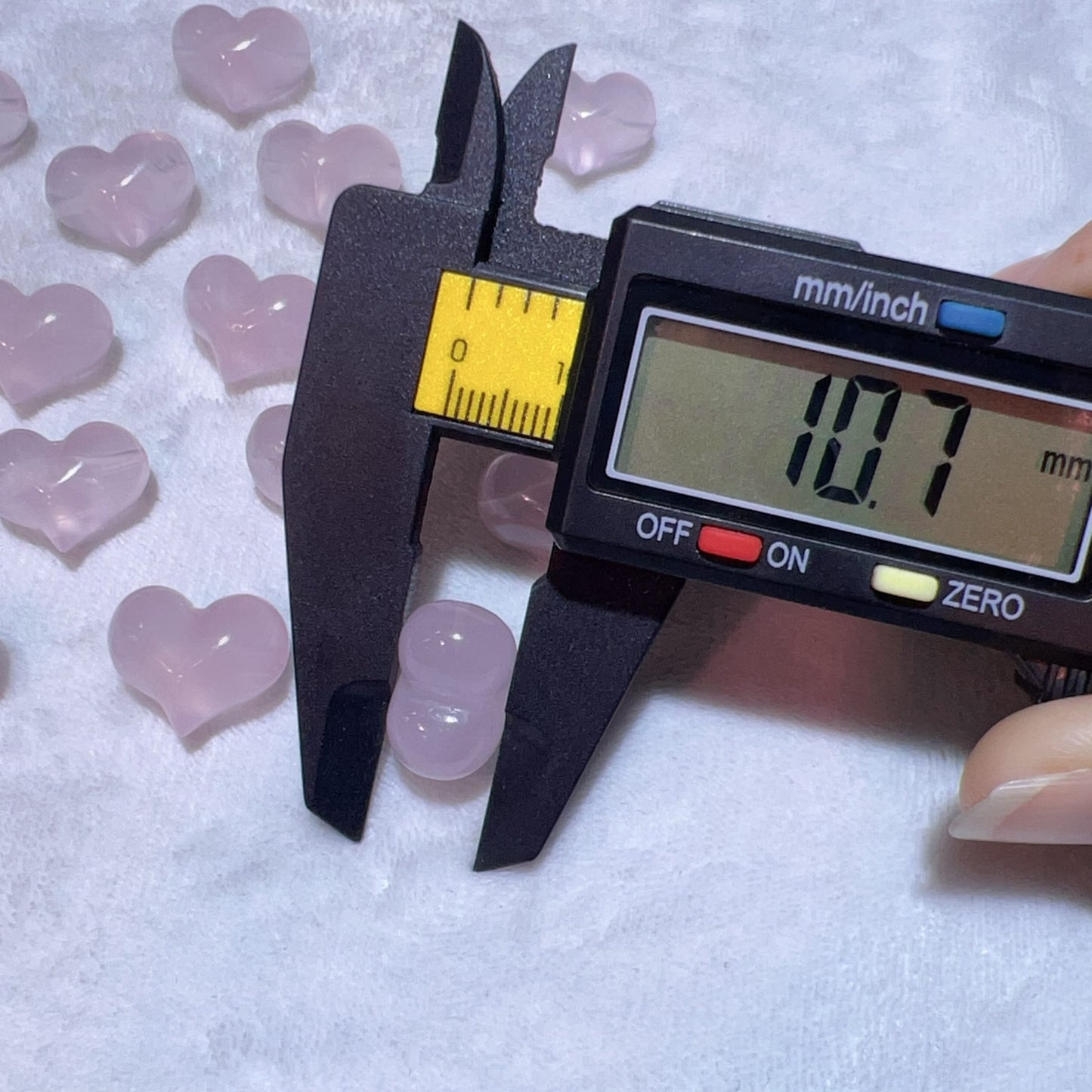 Premium Rose Quartz Heart Shape Beads | Diy Jewelry Making Supplies For Necklaces, Bracelets Crafting