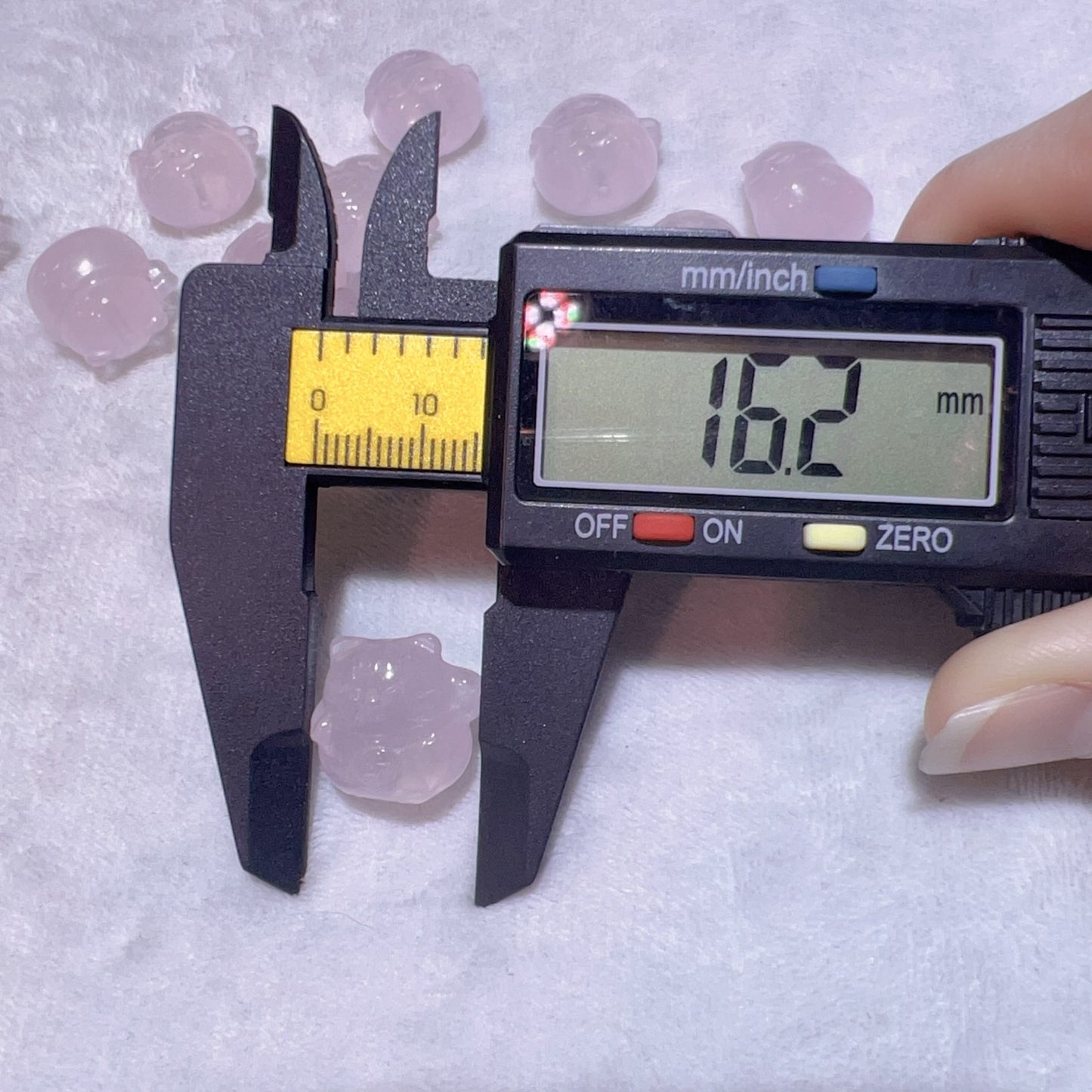 Premium Rose Quartz Lucky Cat Charms | Diy Jewelry Making Supplies For Necklaces, Bracelets Crafting