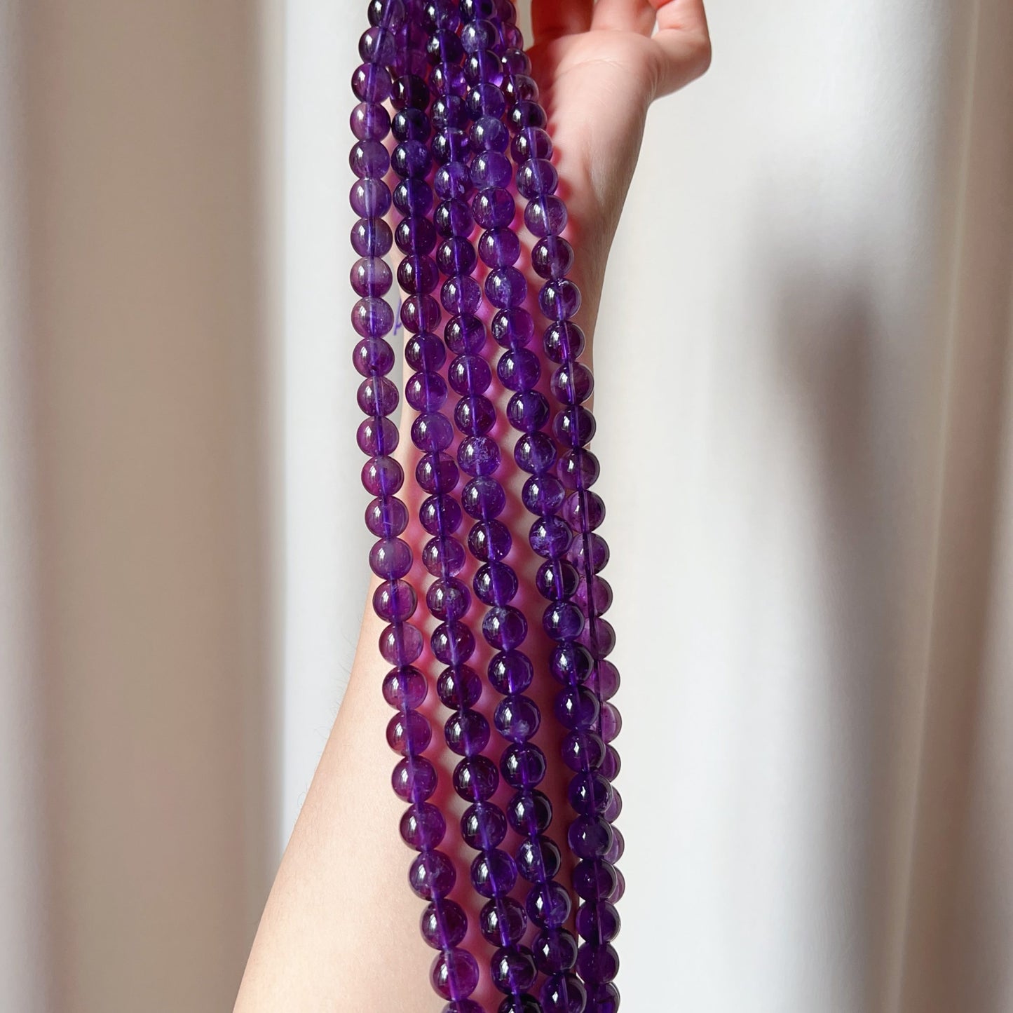 Beautiful Color – 10Mm Natural Amethyst Round Bead Strands For Diy Jewelry Projects