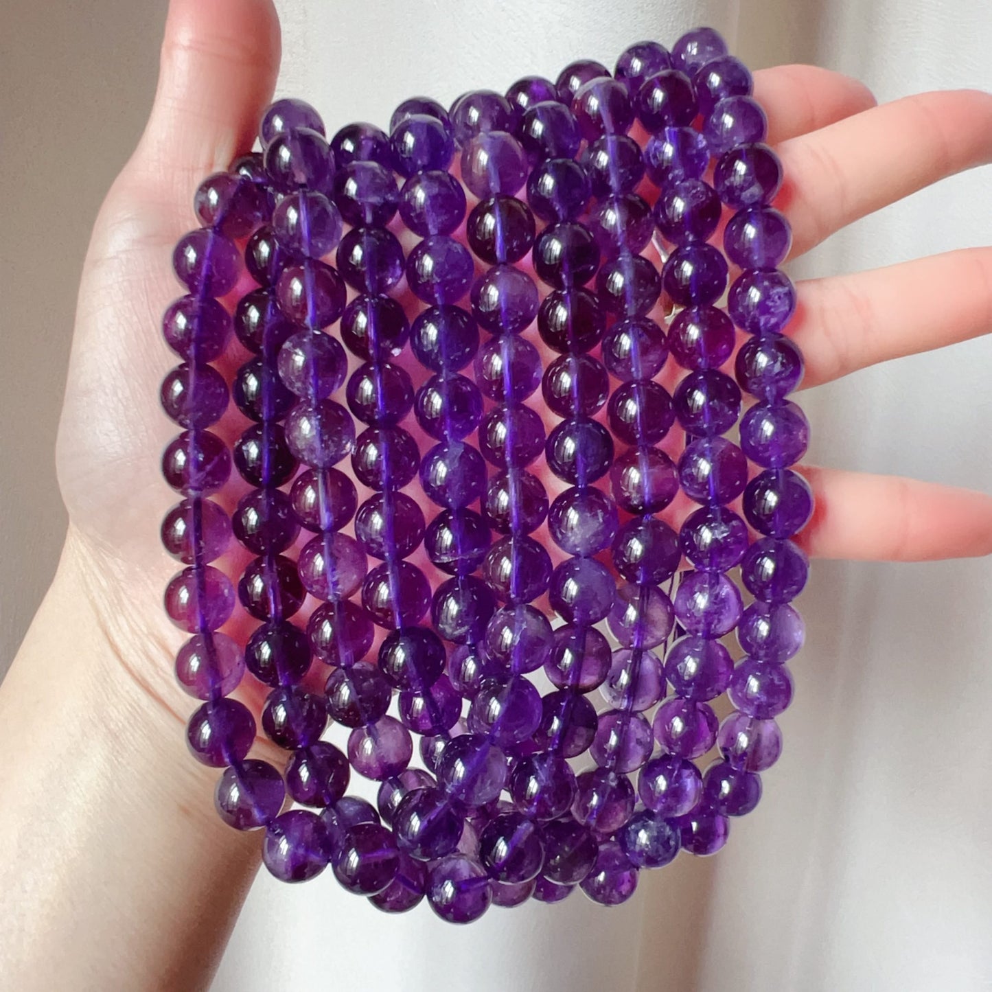 Beautiful Color – 10Mm Natural Amethyst Round Bead Strands For Diy Jewelry Projects