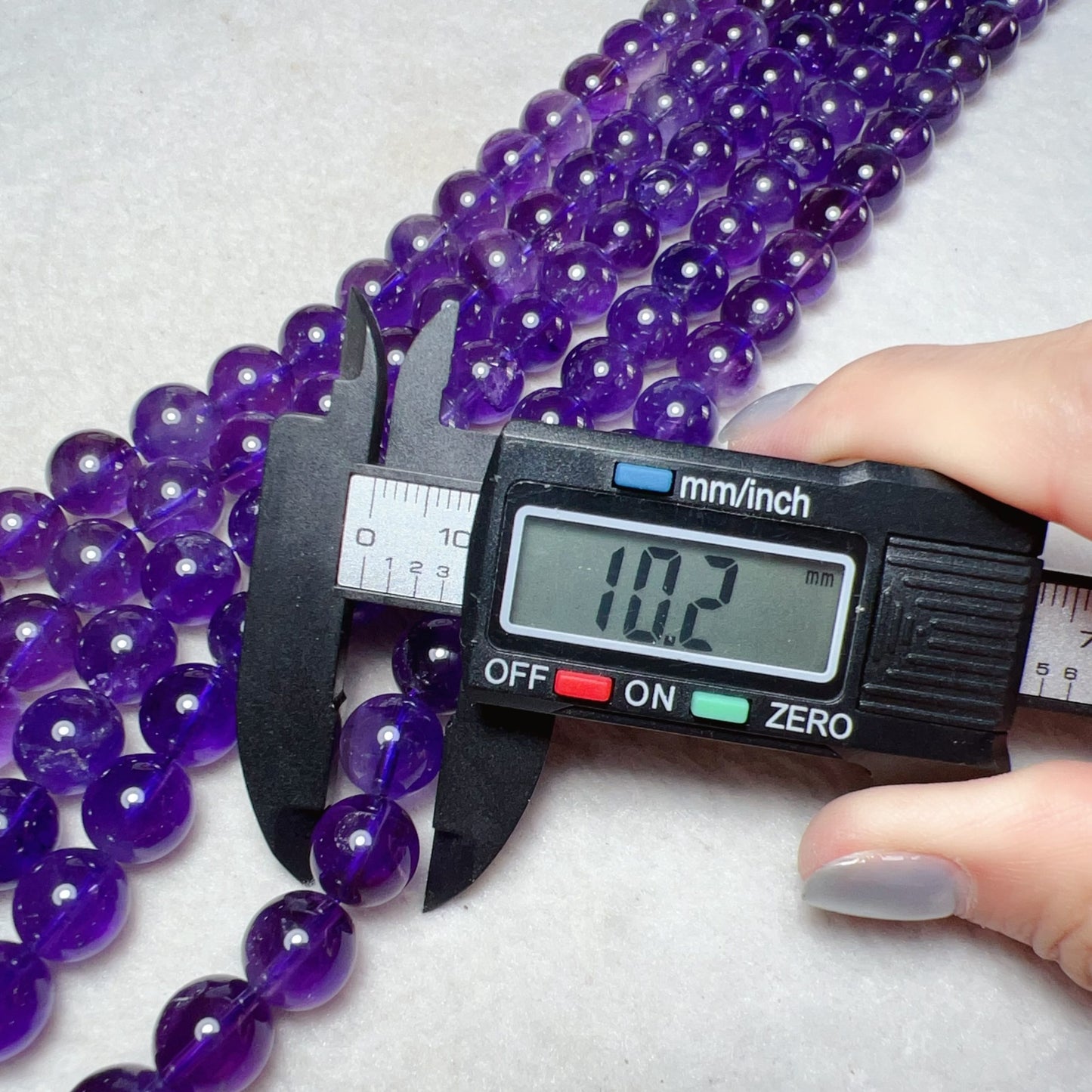 Beautiful Color – 10Mm Natural Amethyst Round Bead Strands For Diy Jewelry Projects
