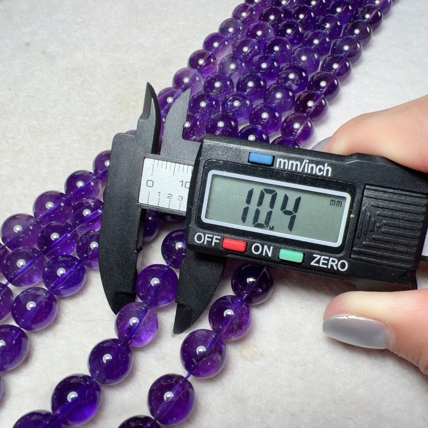 Beautiful Color – 10Mm Natural Amethyst Round Bead Strands For Diy Jewelry Projects
