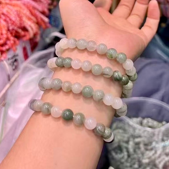 8Mm+ Natural Xinjiang Turquoise Bracelet – For Spiritual Protection And Good Fortune