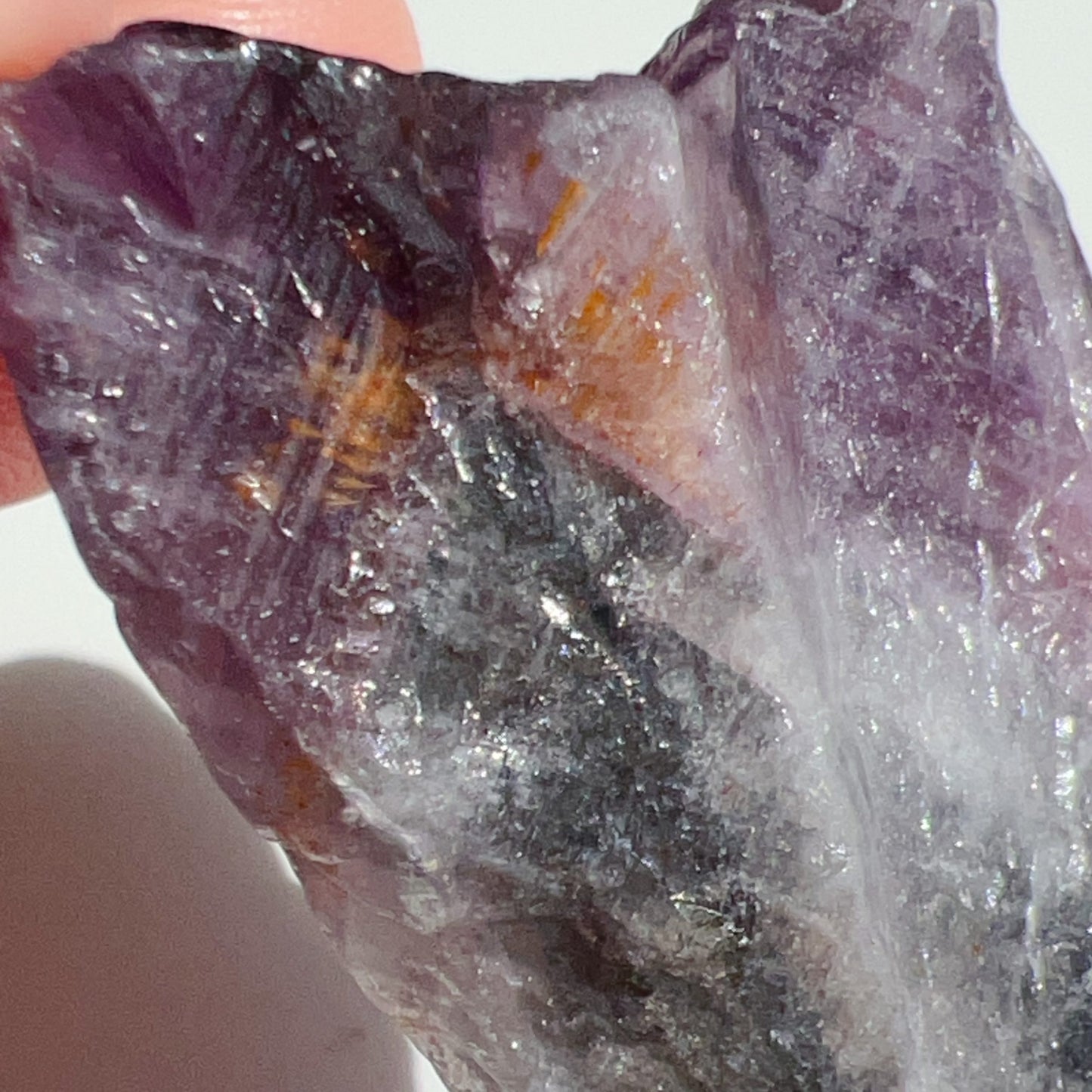 4-Color Auralite 23 Rough Stone | Authentic Seven Chakra Healing Pocket Stone | Unique Crystal Gift For Spiritual Growth