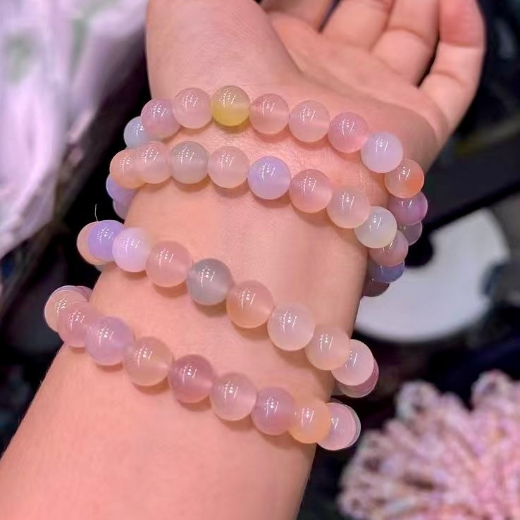 Jello Yanyuan Agate Bracelet – 9Mm Healing Jewelry For Emotional Balance, Confidence