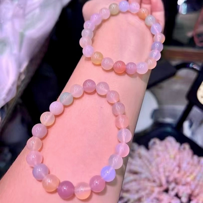 Jello Yanyuan Agate Bracelet – 9Mm Healing Jewelry For Emotional Balance, Confidence