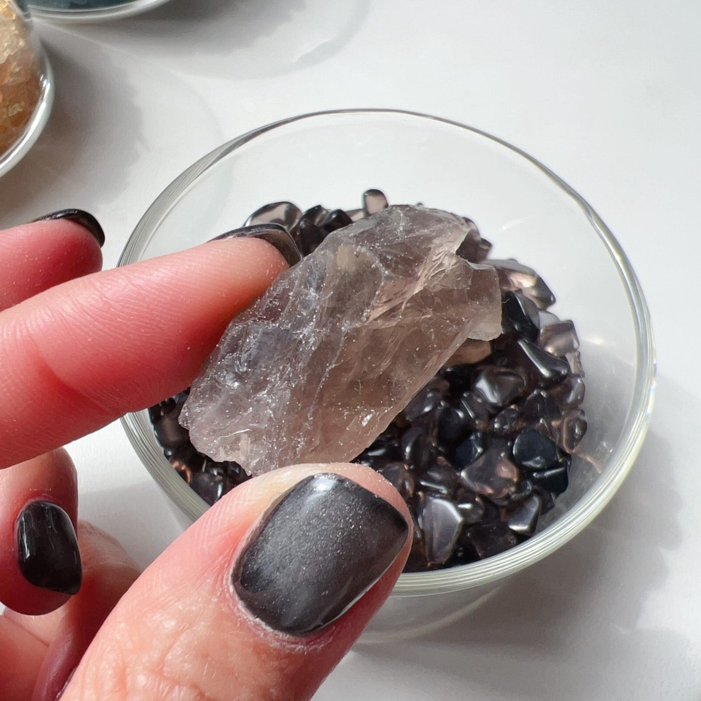 Healing Crystal Chip Cup With Raw Stones – Aromatherapy Diffuser, Spiritual Decor For Energy Balance And Space Purification