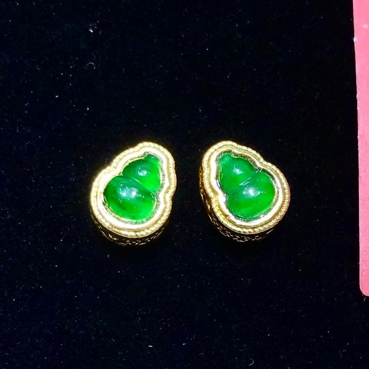 18K Gold Charm With Premium Jadeite Gourd | Pandora Box Diy Jewelry Project