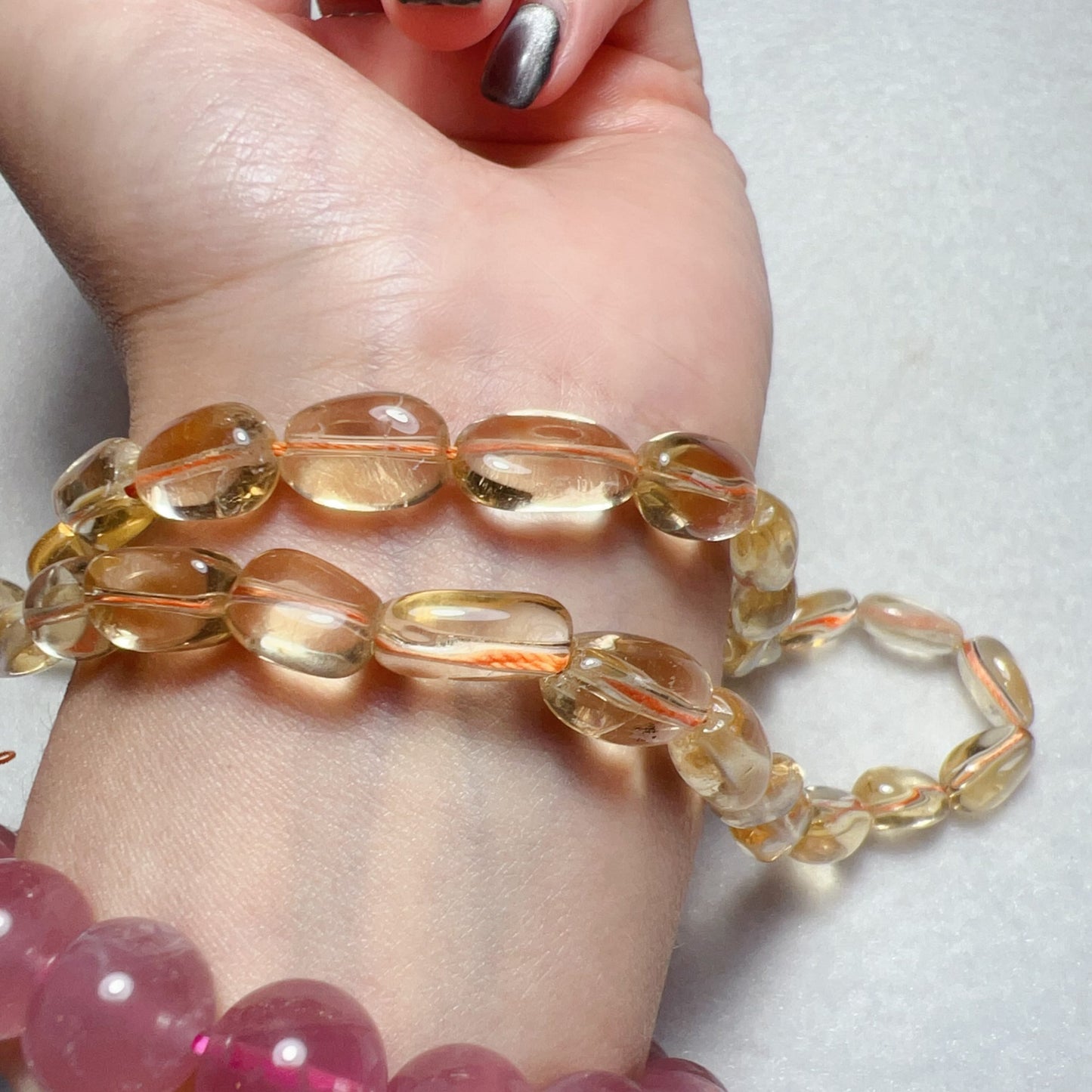 Authentic Irregular-Shaped Citrine Gemstone Strand For Jewelry Crafting