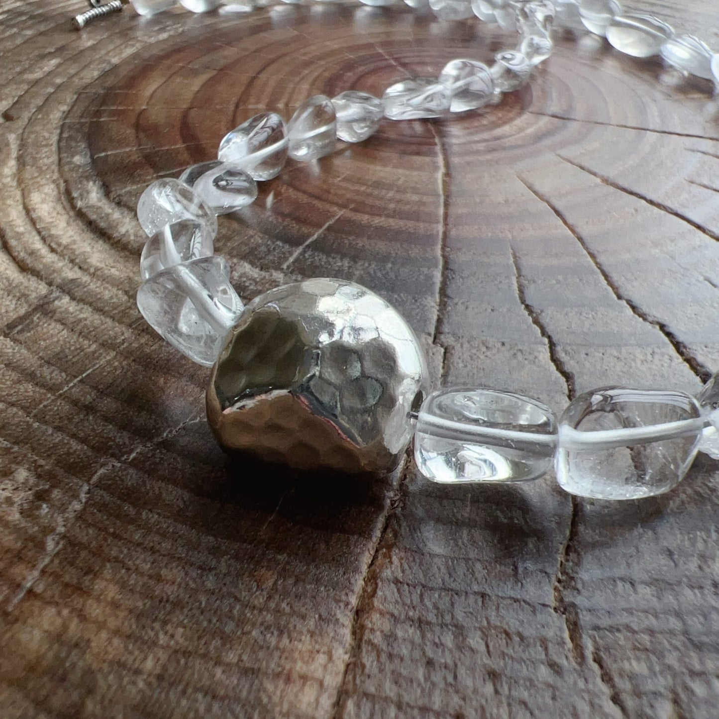 Custom Clear Quartz Necklace | Handcrafted With 925 Silver – Energy Cleanse & Chic Daily Style (Unisex)