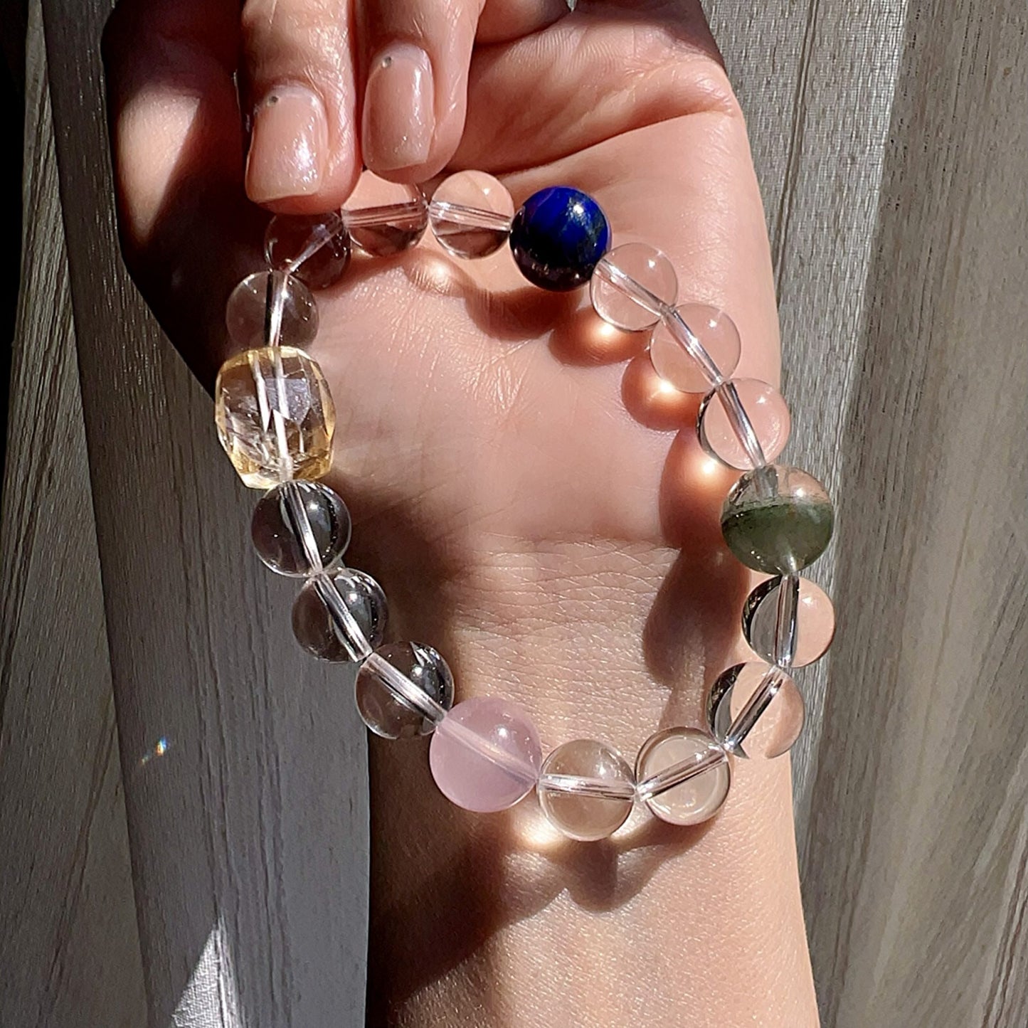 Luminessence Mirror | Five Elements Crystal Healing Bracelet For Inner Clarity & Energy Balance