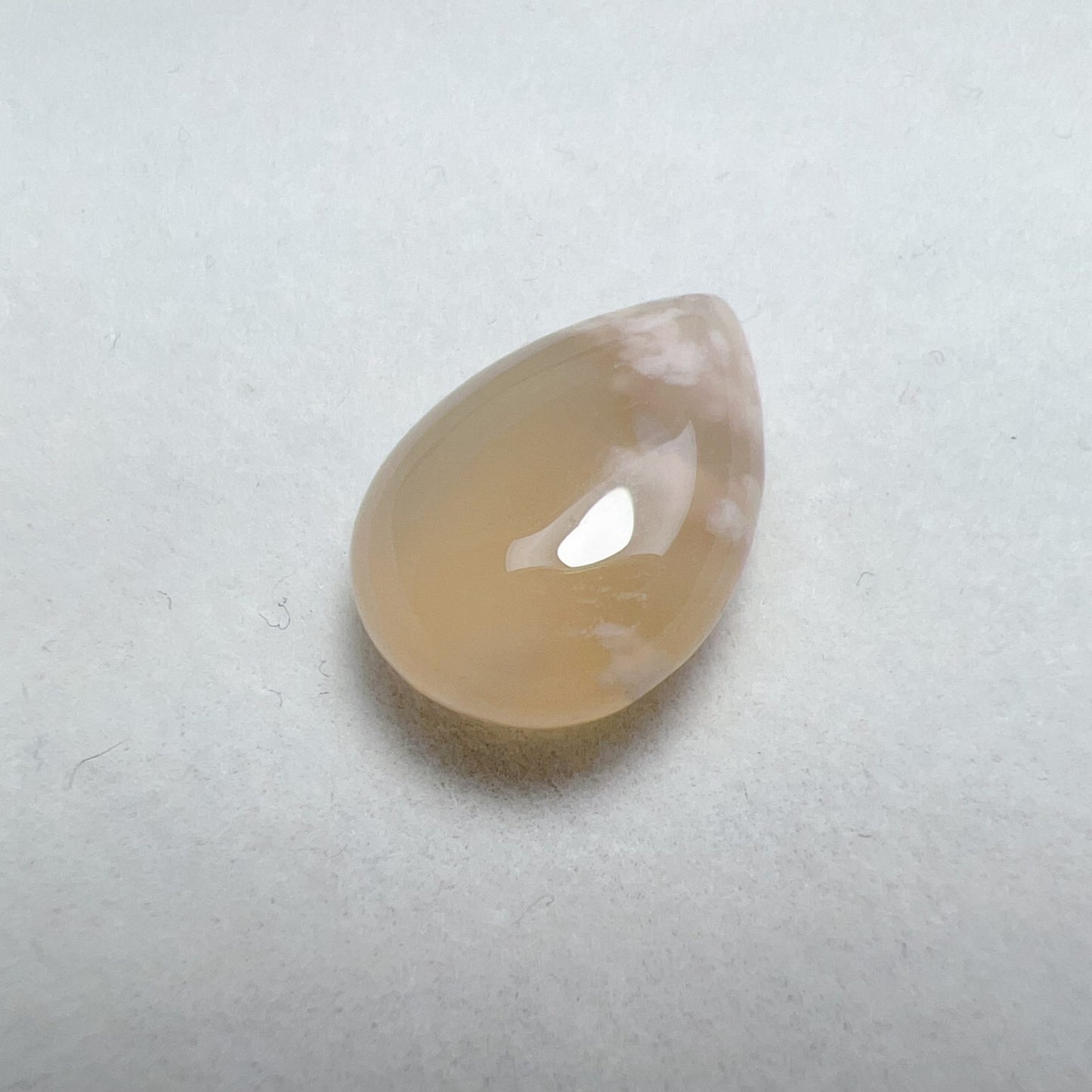 1 Pcs Beautiful Cherry Blossom Agate Water-Drop Charm Pendants | Sakura Agate Jewelry Findings For Diy Projects