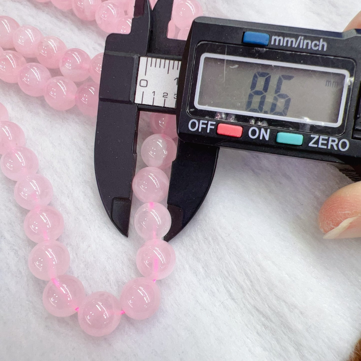 8Mm Natural Rose Quartz Bead Strands From Madagascar | Diy Jewelry Project – Perfect For Bracelets, Necklaces And Crafts