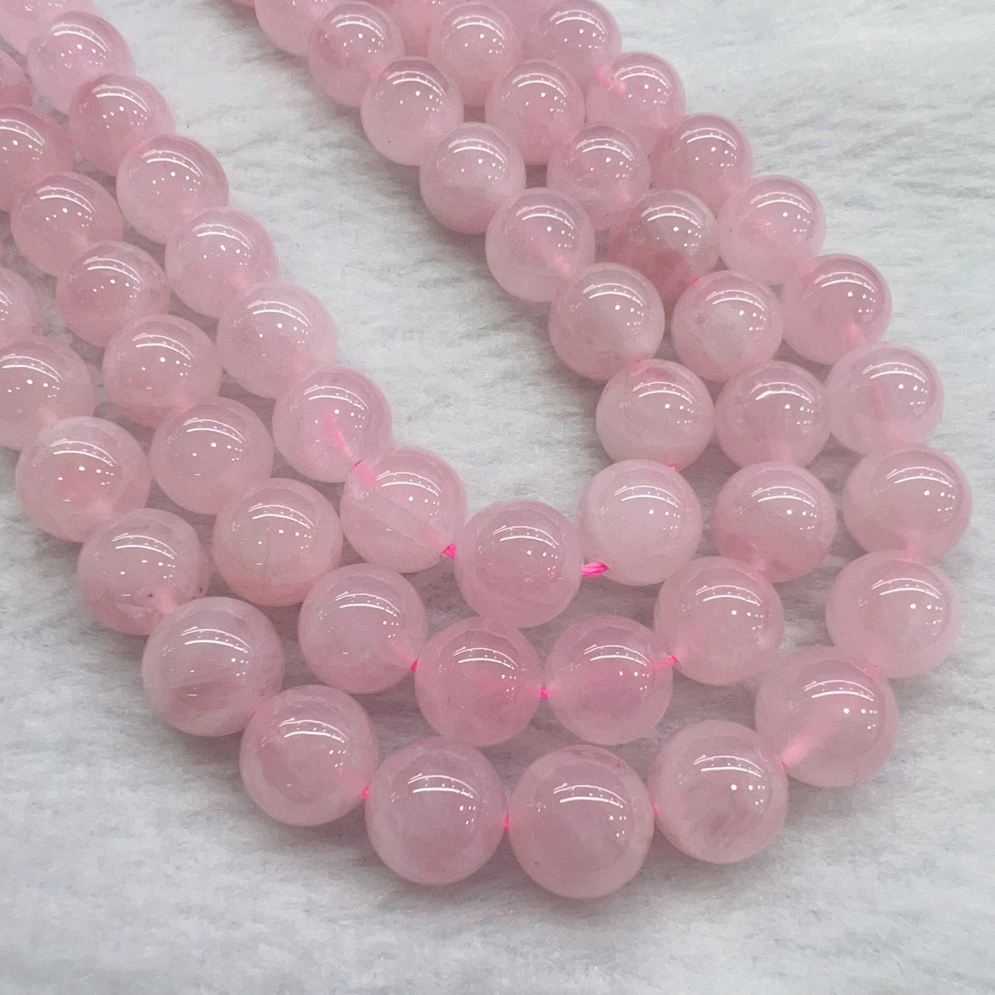 10Mm Natural Rose Quartz Bead Strands From Madagascar | Diy Jewelry Project – Perfect For Bracelets, Necklaces And Crafts