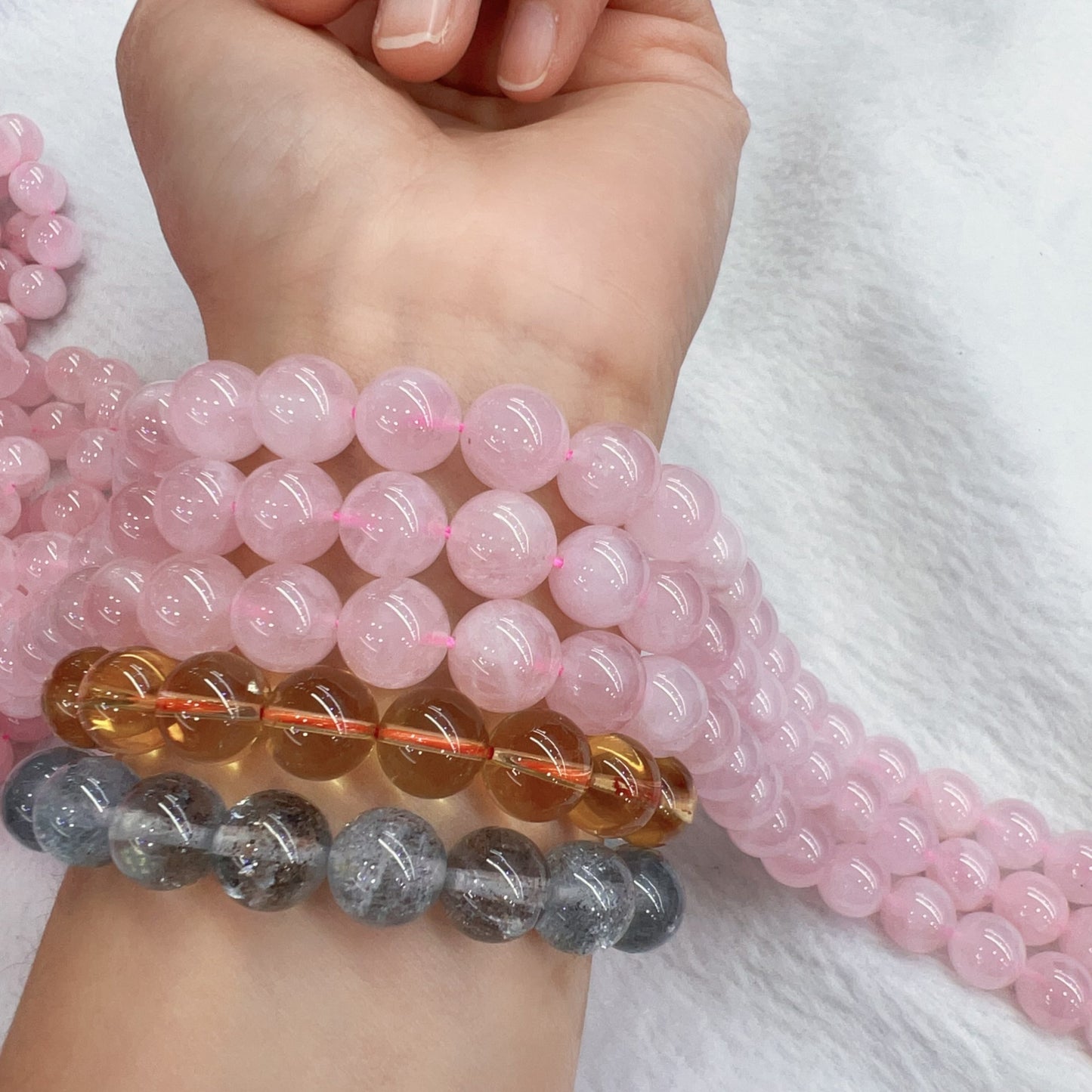 10Mm Natural Rose Quartz Bead Strands From Madagascar | Diy Jewelry Project – Perfect For Bracelets, Necklaces And Crafts