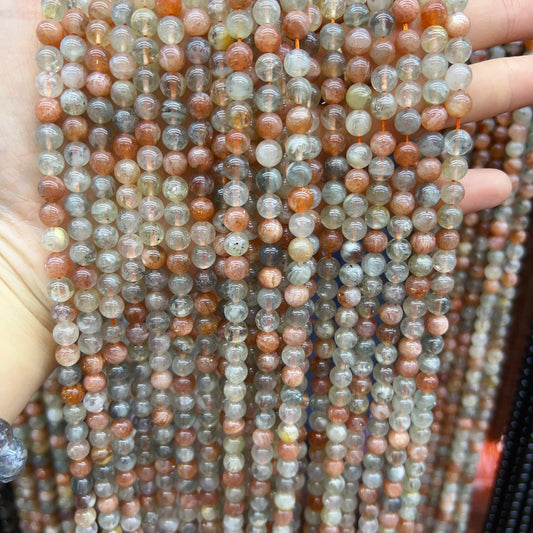 6Mm – 8Mm Natural Arusha Round Bead Strands For Diy Jewelry Project