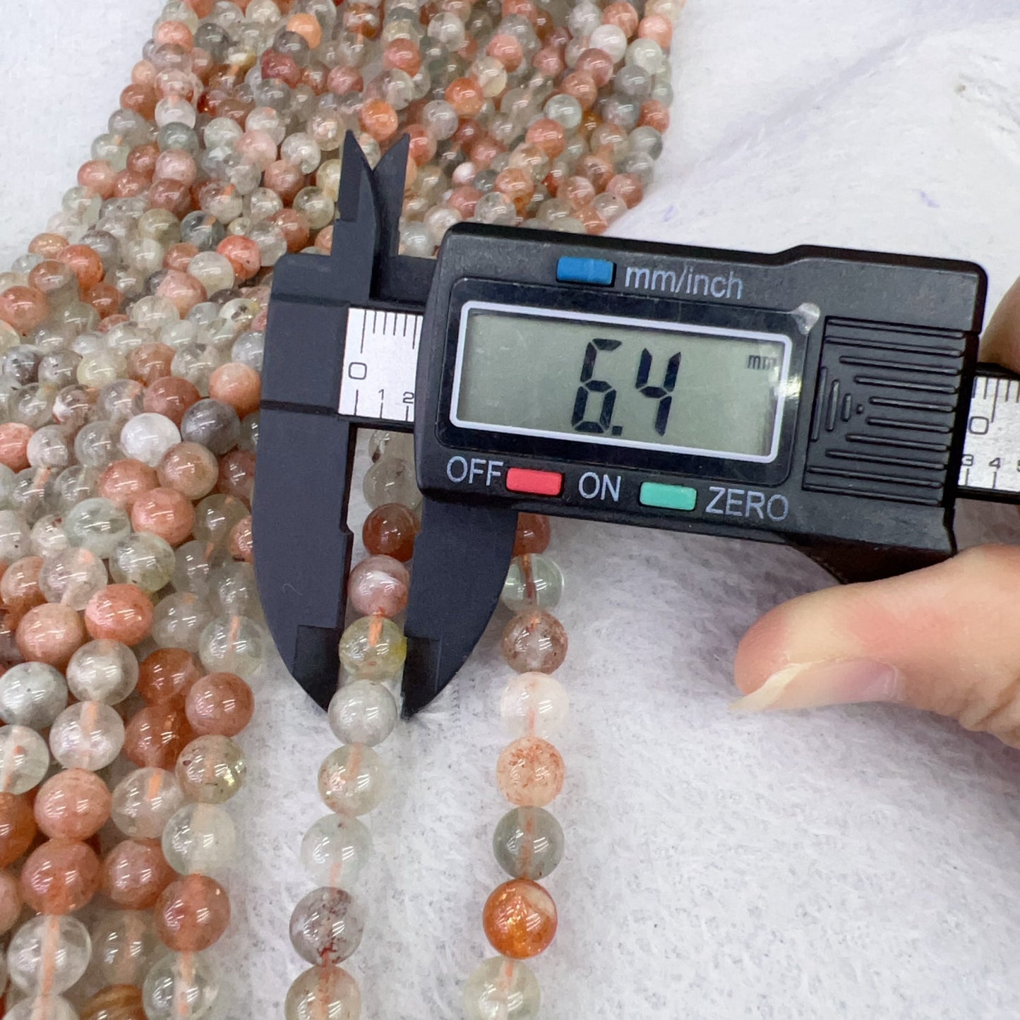6Mm – 8Mm Natural Arusha Round Bead Strands For Diy Jewelry Project