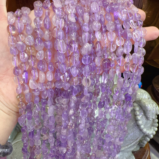 7X9Mm Natural Ametrine Free-Formed Bead Strands Diy Jewelry Project Supply