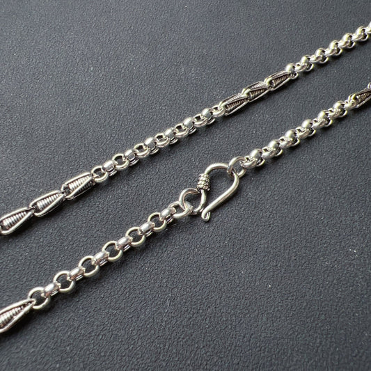 Men’S Women’S Fashion Jewelry – 925 Sterling Silver Necklace 16.8G