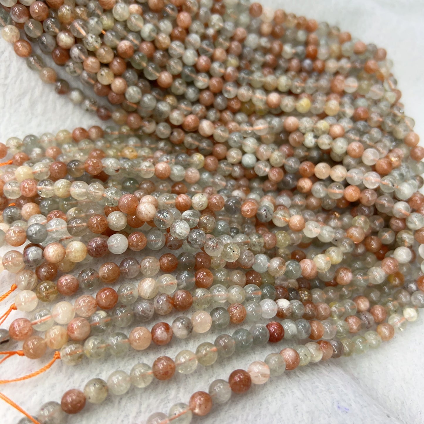 6Mm – 8Mm Natural Arusha Round Bead Strands For Diy Jewelry Project