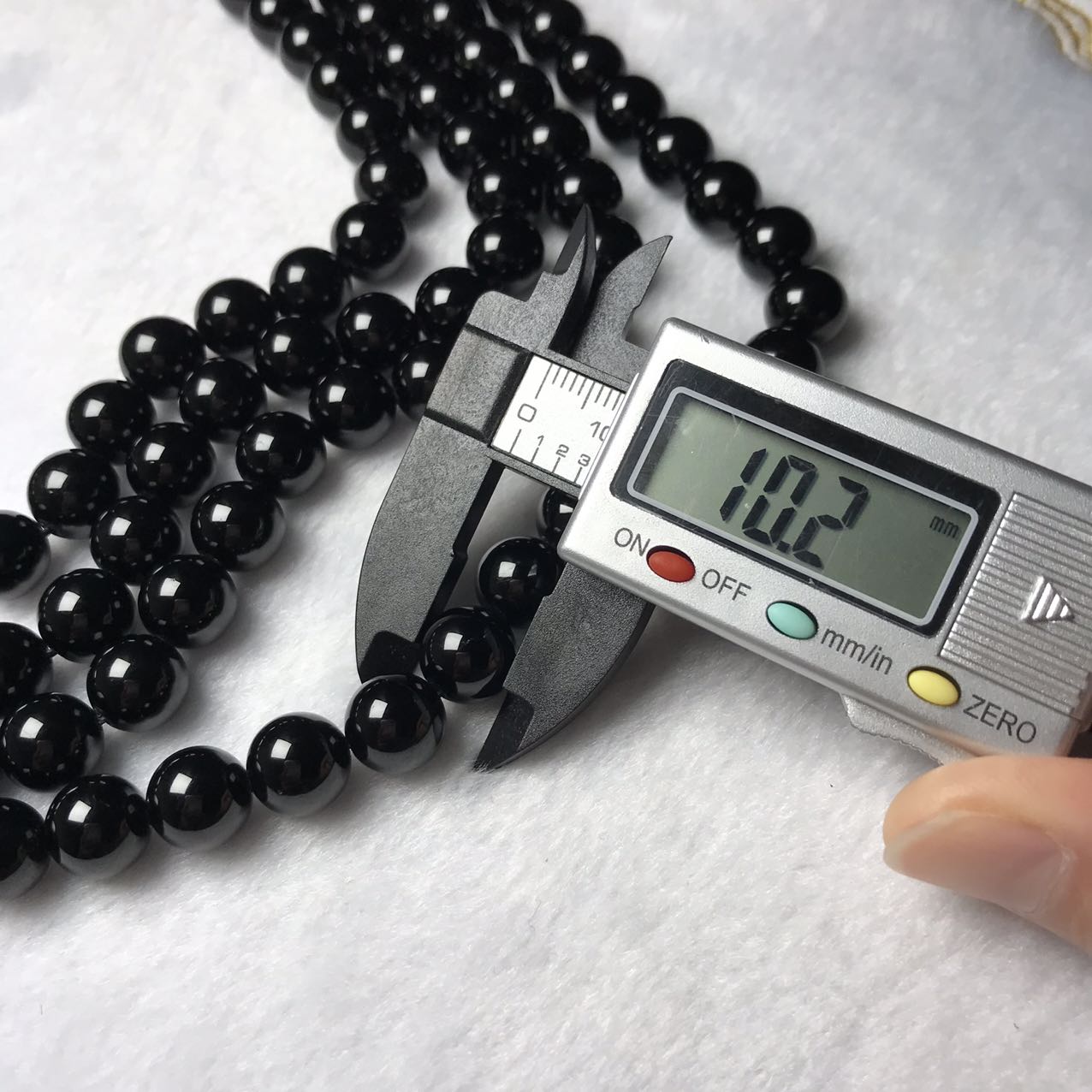 Premium Natural Black Tourmaline Round Bead Strands (6Mm – 10Mm) For Diy Jewelry Making