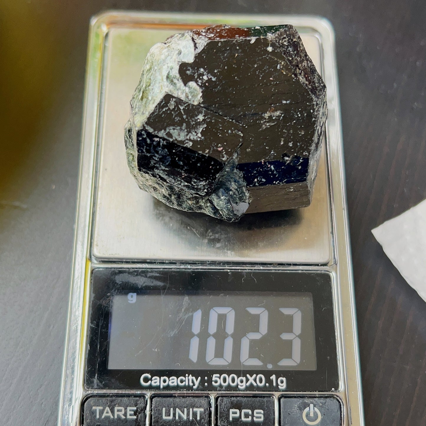 Top Grade Black Tourmaline Twins Raw Stone Perfect Formation 102.3G | Reiki Healing Protection Crystals