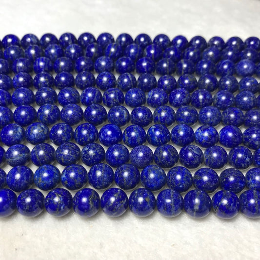 8Mm Natural Lapis Lazuli Round Bead Strands Jewelry Findings For Diy Projects