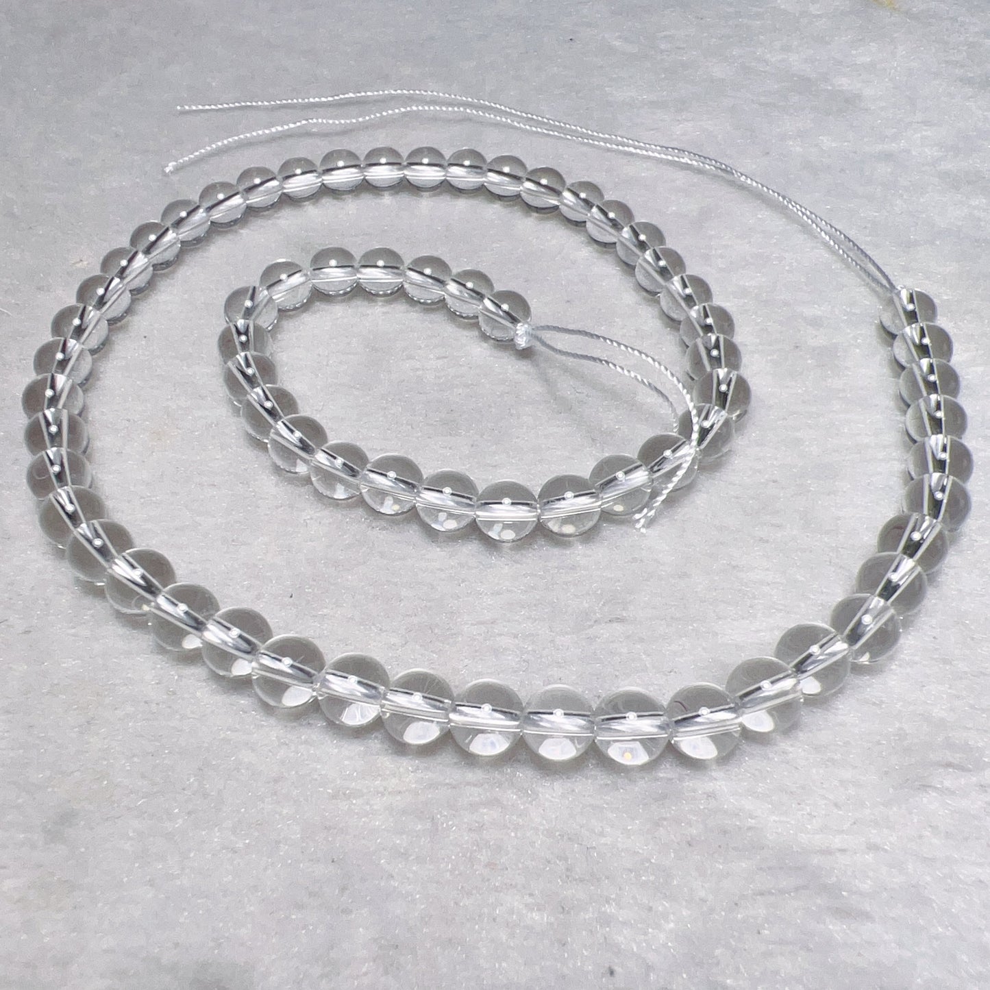6Mm Natural Clear Quartz Round Bead Strands – Premium Quality For Diy Jewelry Projects