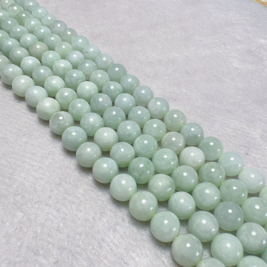 Genuine Jade 8Mm Jadeite Round Bead Strands For Diy Jewelry Project