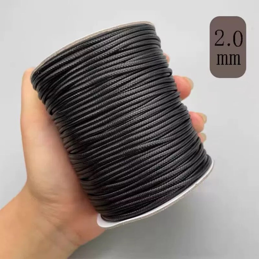 1Mm 1.5Mm 2Mm Durable Korean Wax Rope For Diy Jewelry Making And Craft Projects