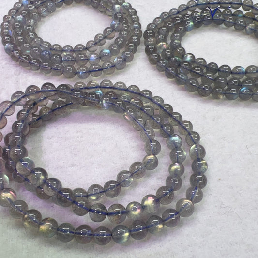 3-Wrap Premium Strong Flash Labradorite Bracelet For Retailer, Diy Jewelry Projects