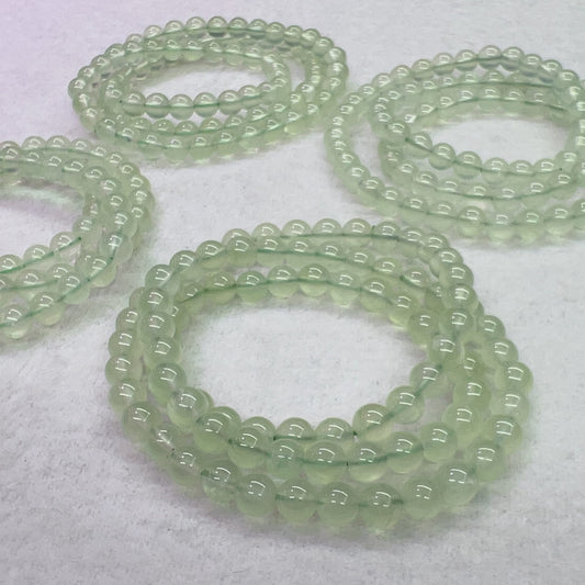 3-Wrap Premium Green Prehnite Bracelet For Retailer, Diy Jewelry Projects